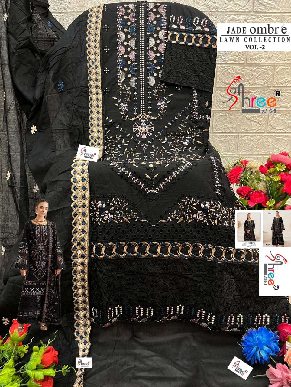 SHREE FABS JADE OMBRE LAWN COLLECTION VOL 2 
