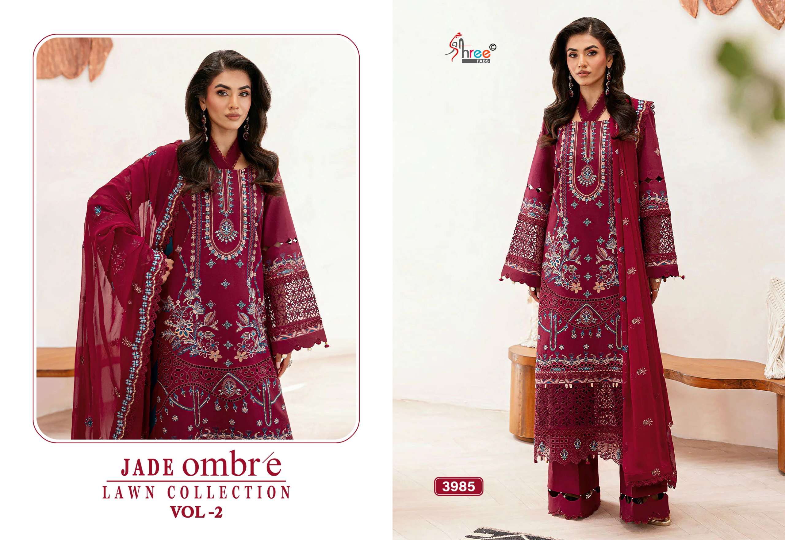 SHREE FABS JADE OMBRE LAWN COLLECTION VOL 2 