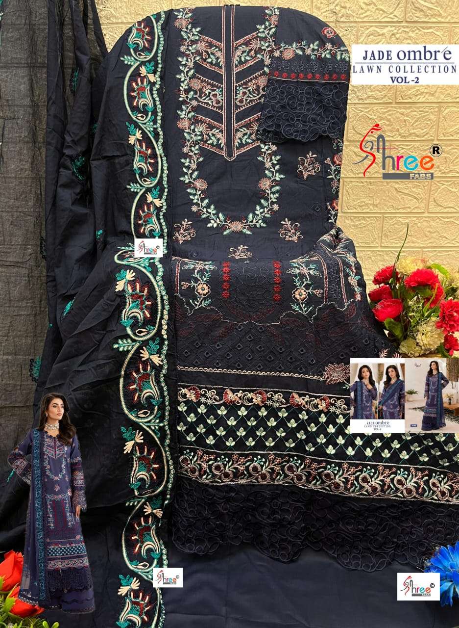 SHREE FABS JADE OMBRE LAWN COLLECTION VOL 2 