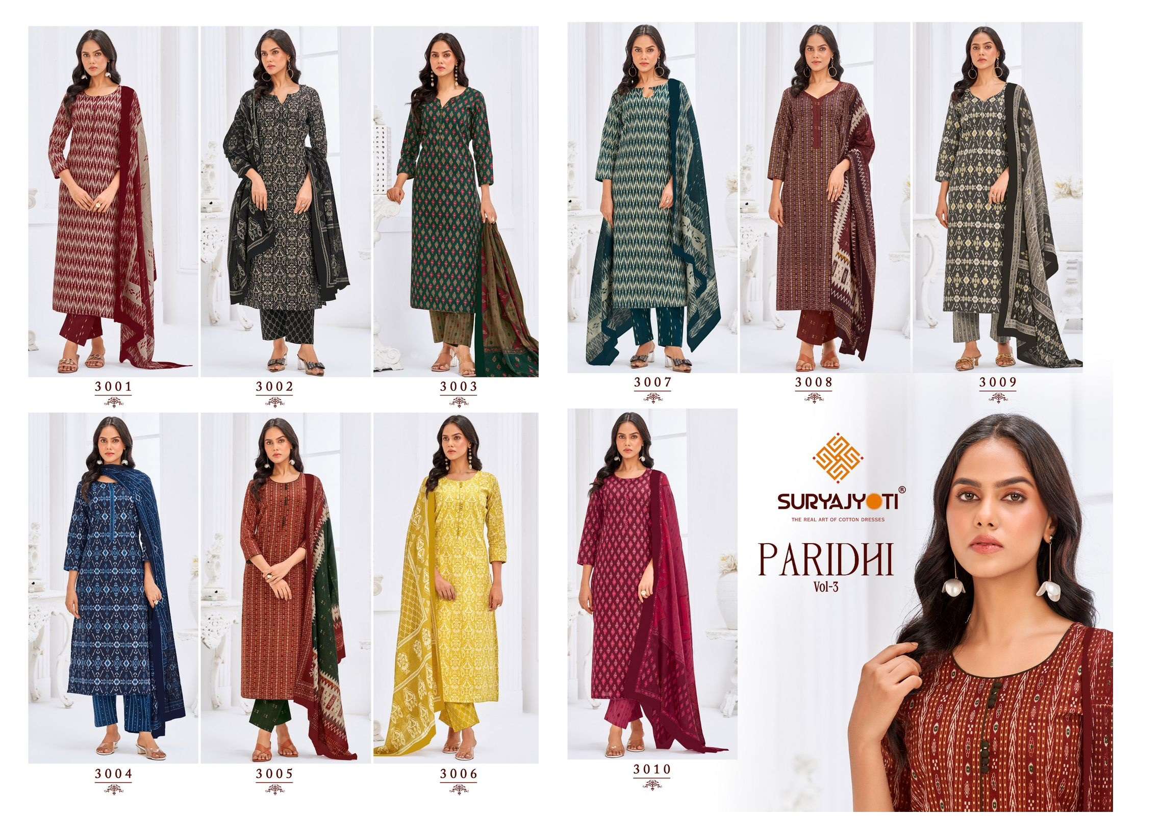 SURYAJYOTI PARIDHI VOL 3 STITCH COLLECTION 