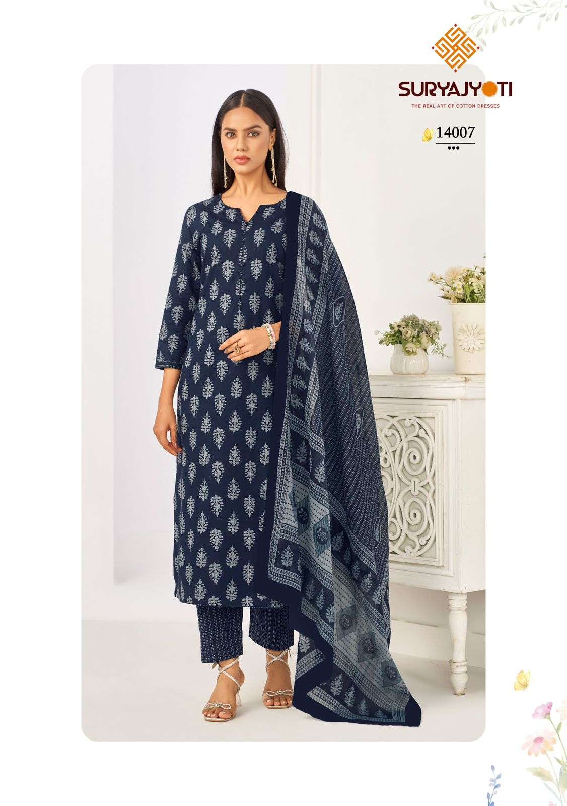 SURYAJYOTI PREYASI VOL 14 STITCHED COLLECTION  