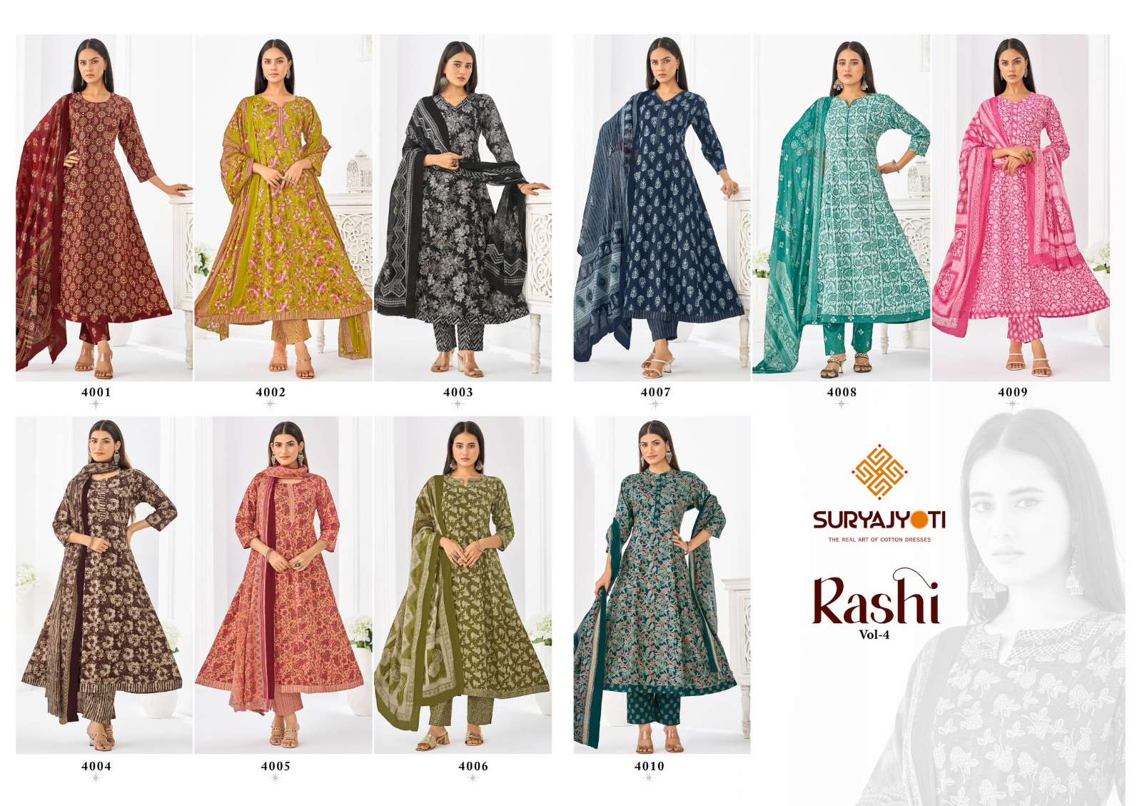 SURYAJYOTI RASHI VOL 4 READY MADE COLLECTION 