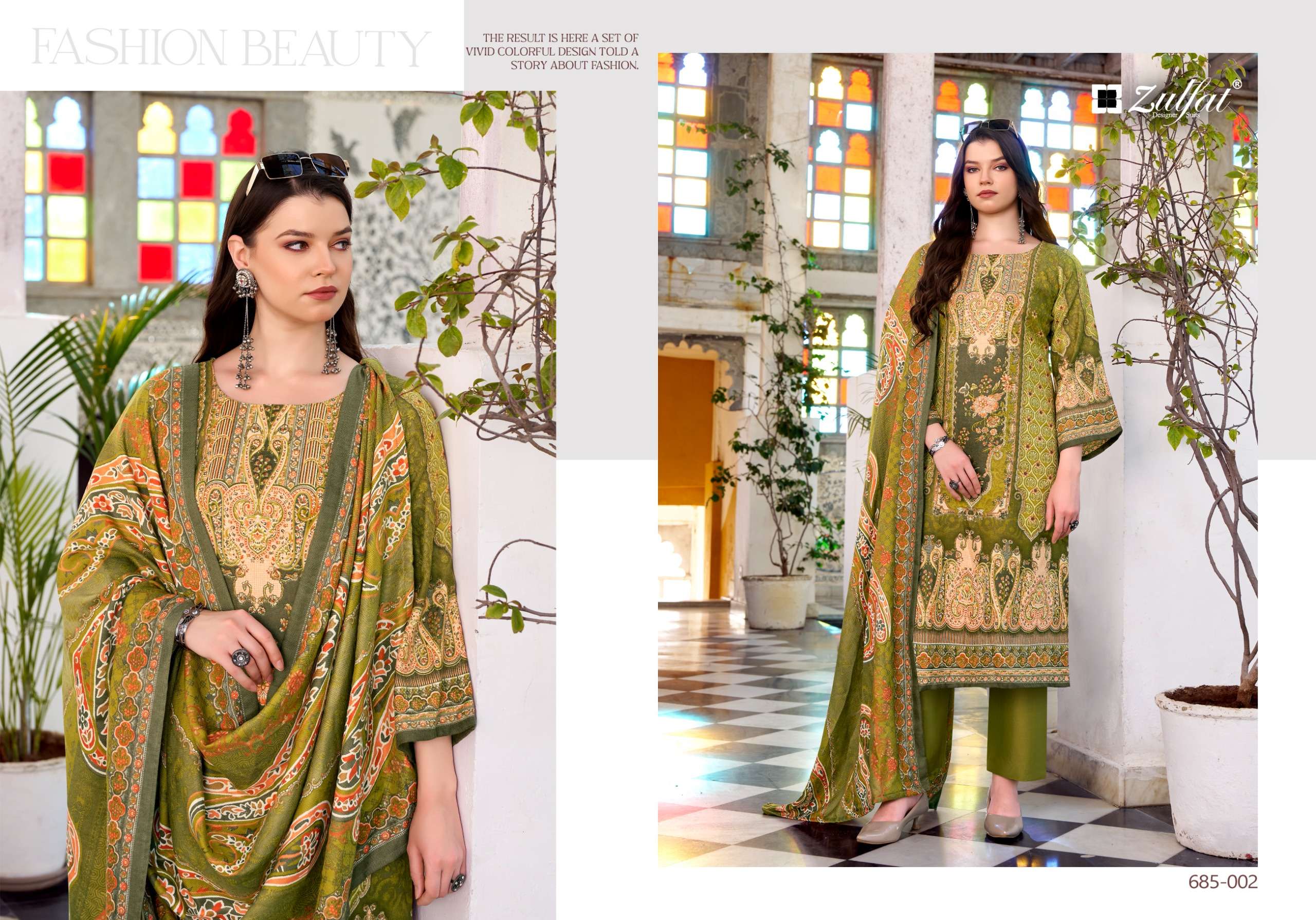 ZULFAT DESIGNER SUITS AMINA 