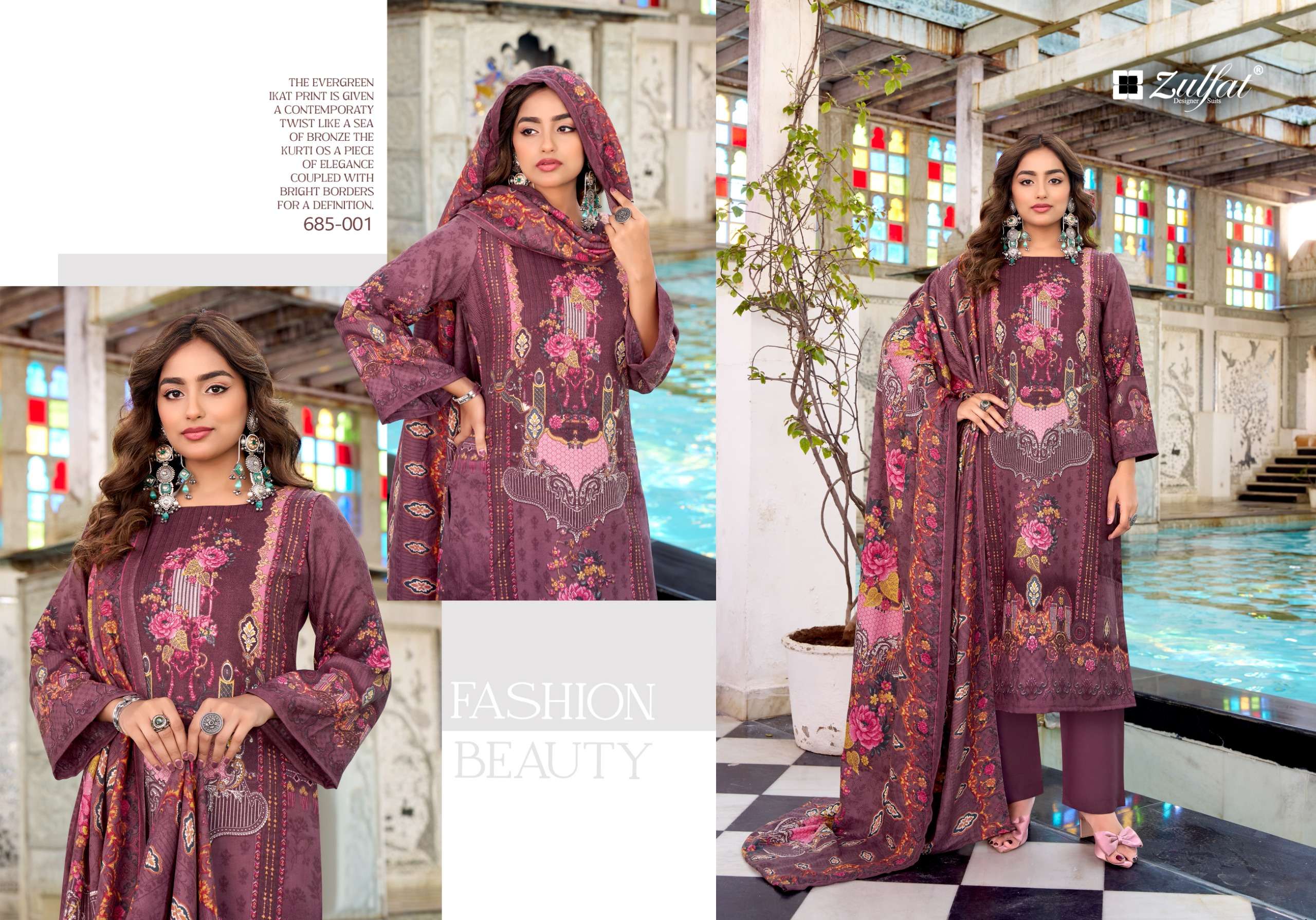 ZULFAT DESIGNER SUITS AMINA 