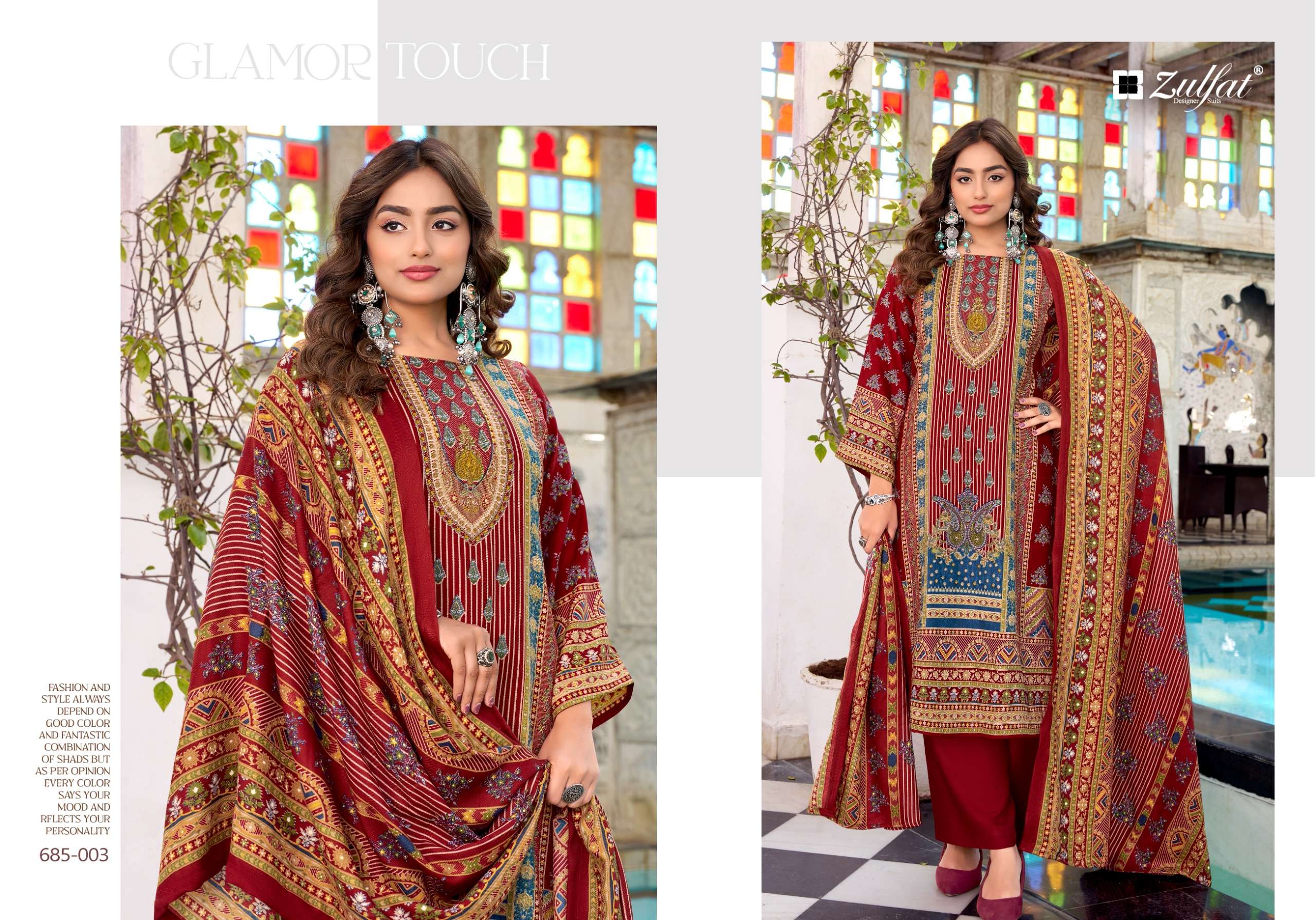 ZULFAT DESIGNER SUITS AMINA 