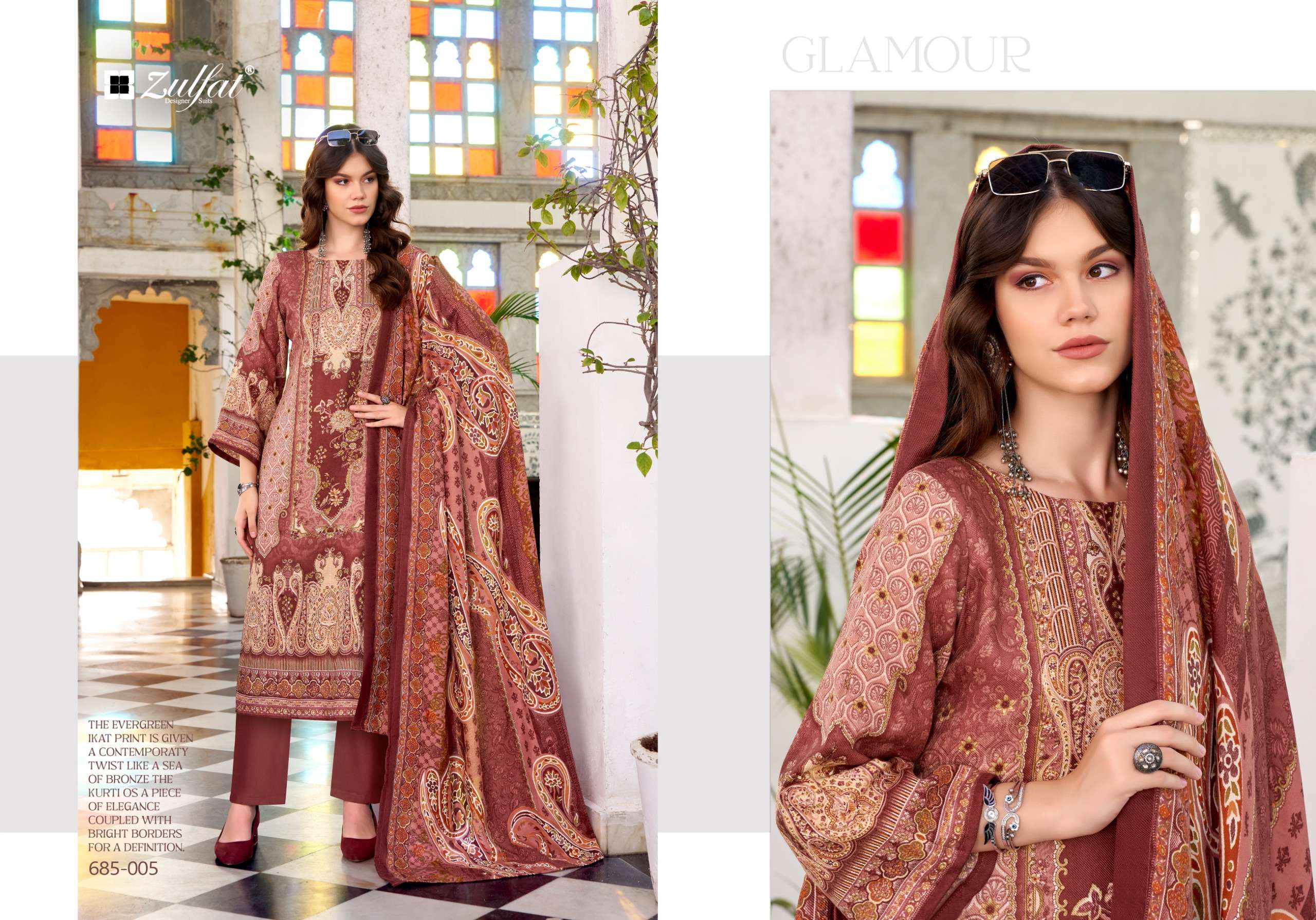 ZULFAT DESIGNER SUITS AMINA 