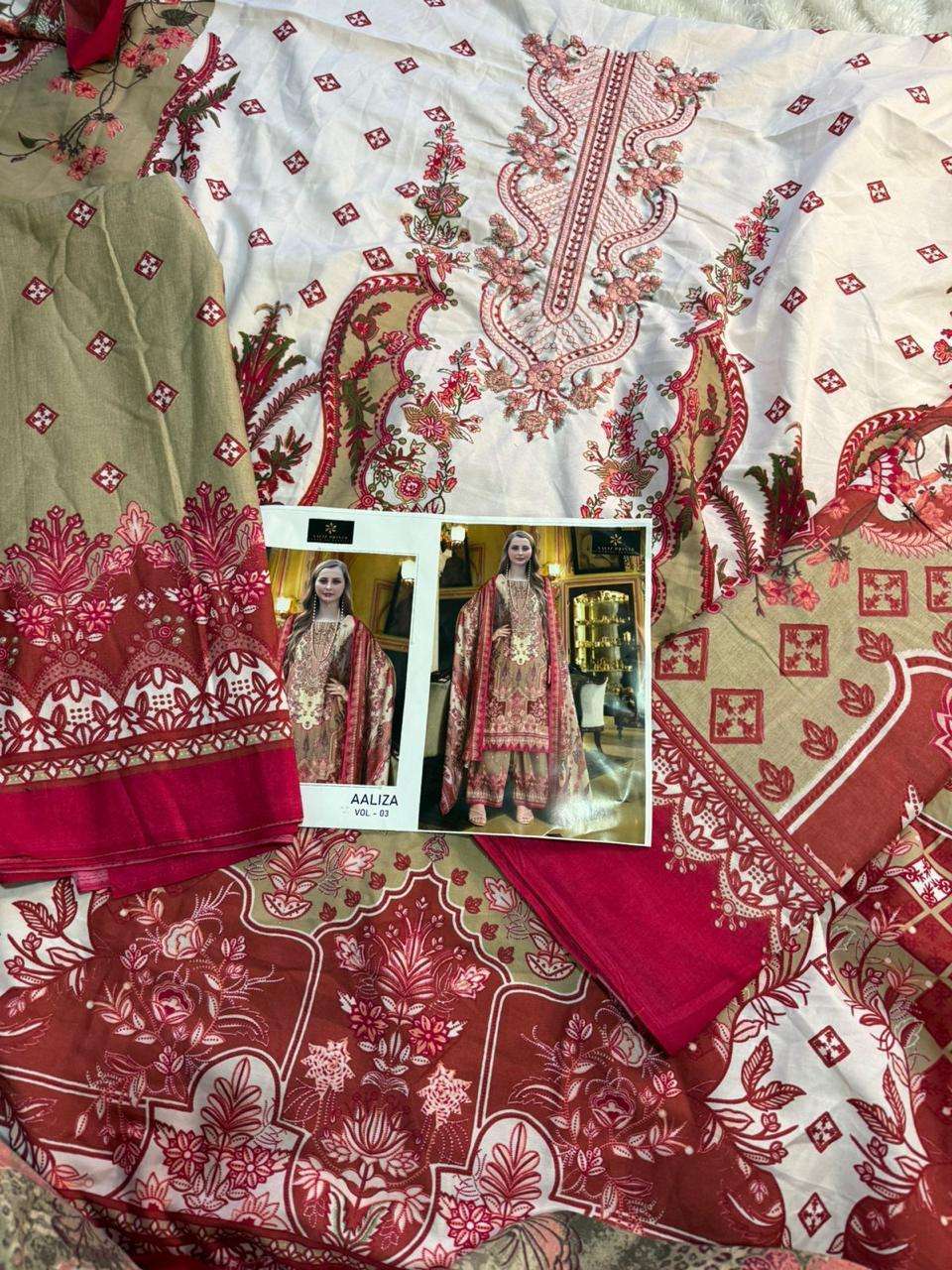 AALIZ PRINTS ALIZA NX EMBROIDERY COLLECTION