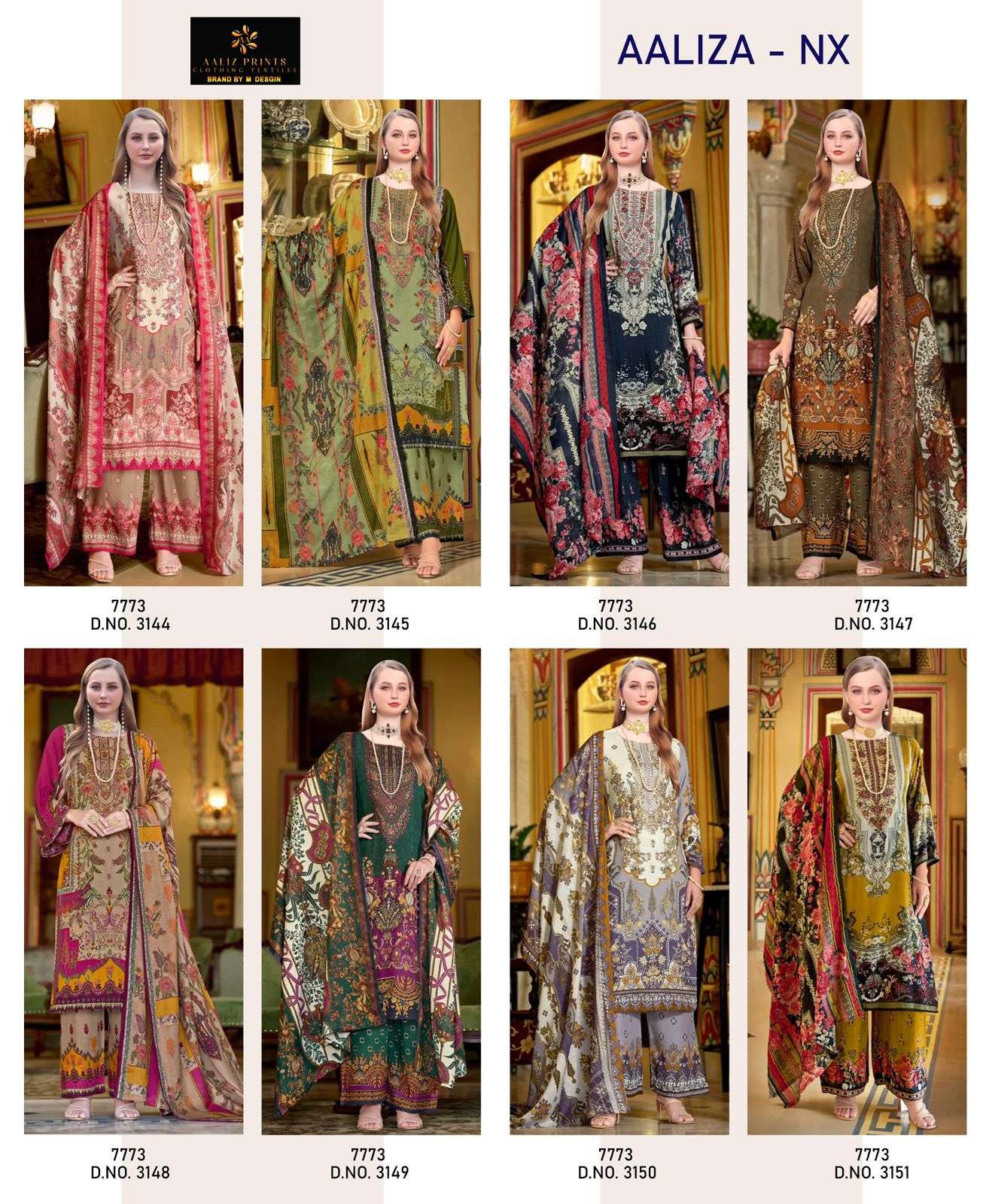 AALIZ PRINTS ALIZA NX EMBROIDERY COLLECTION