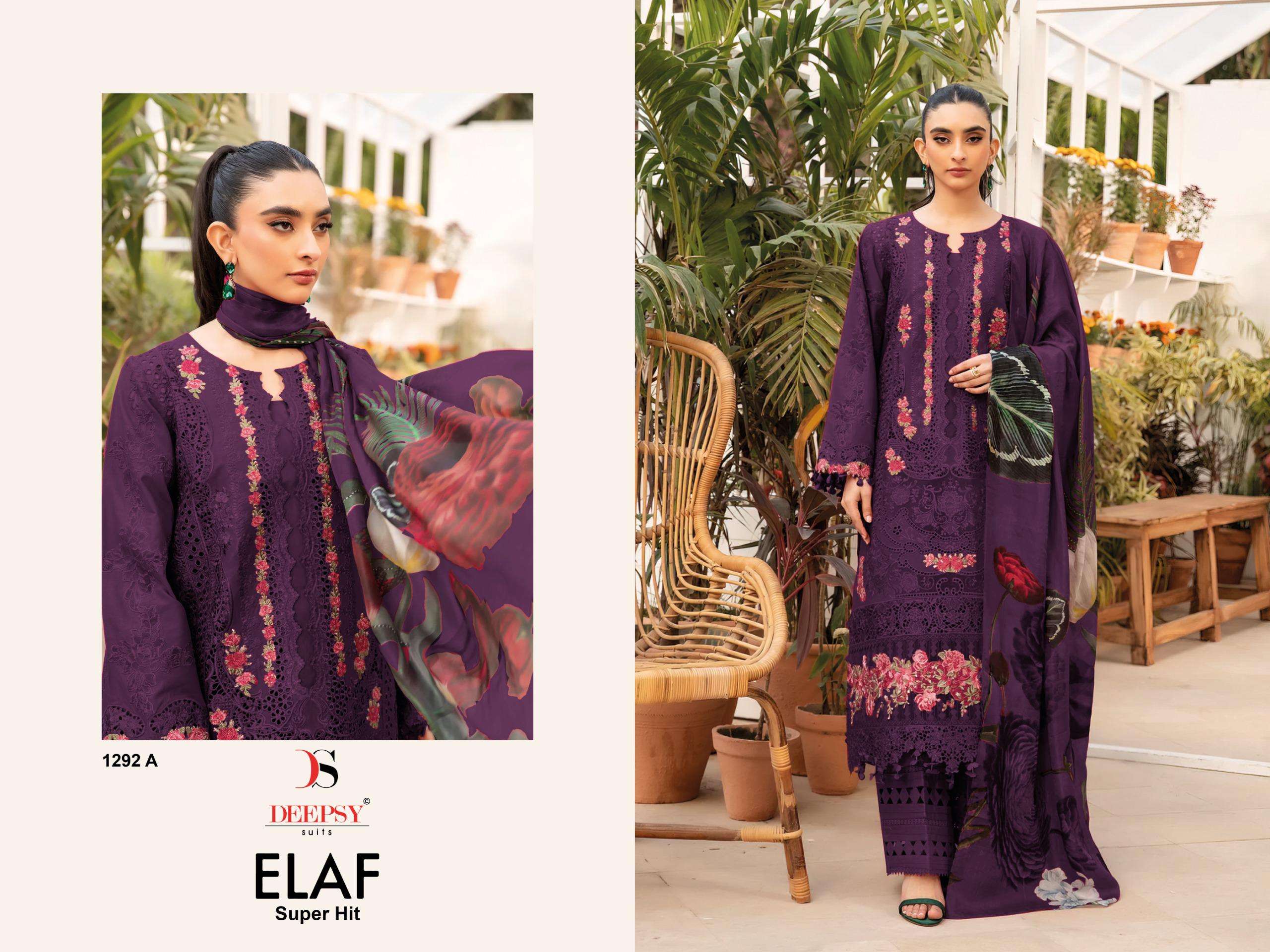 DEEPSY SUITS ELAF SUPER HIT COLLECTION D NO 1292