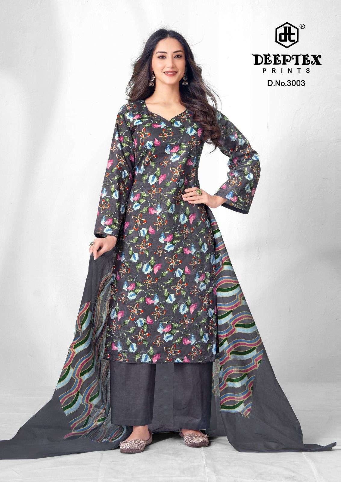 DEEPTEX PRINTS AALIA AFREEN VOL 3 LAWN COTTON DIGITAL PRINTS SUIT