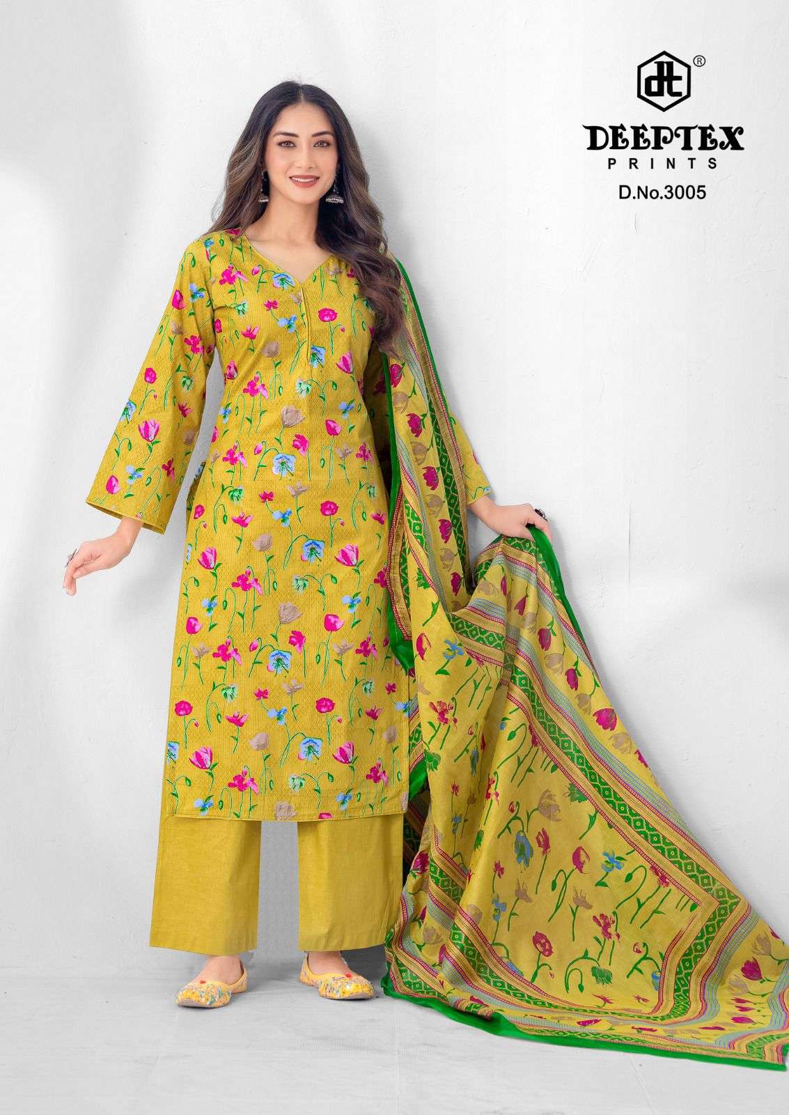DEEPTEX PRINTS AALIA AFREEN VOL 3 LAWN COTTON DIGITAL PRINTS SUIT