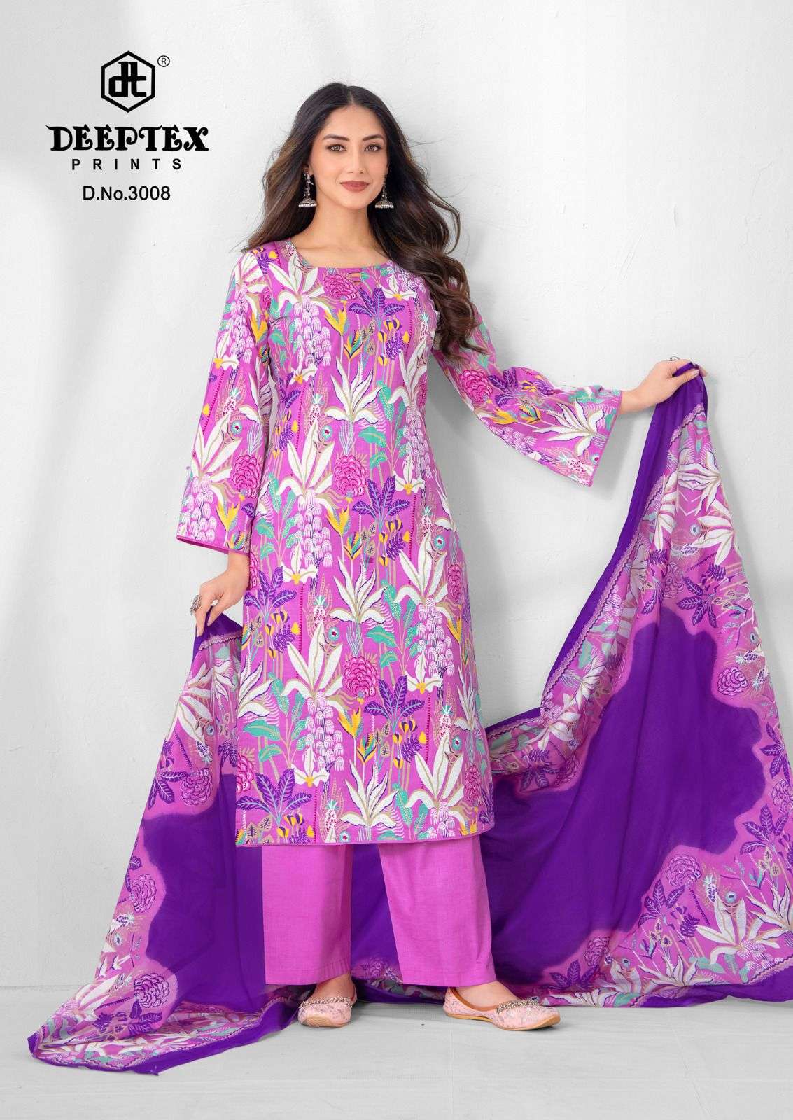 DEEPTEX PRINTS AALIA AFREEN VOL 3 LAWN COTTON DIGITAL PRINTS SUIT