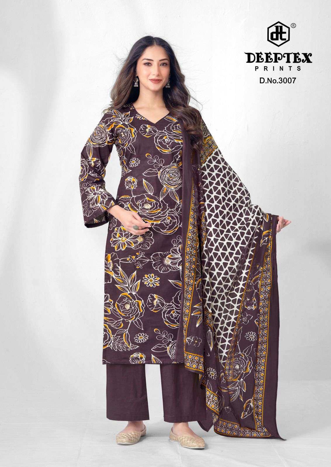 DEEPTEX PRINTS AALIA AFREEN VOL 3 LAWN COTTON DIGITAL PRINTS SUIT