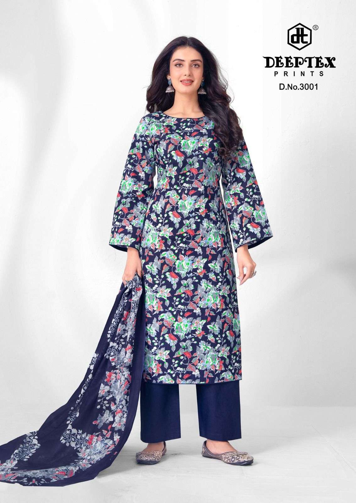 DEEPTEX PRINTS AALIA AFREEN VOL 3 LAWN COTTON DIGITAL PRINTS SUIT