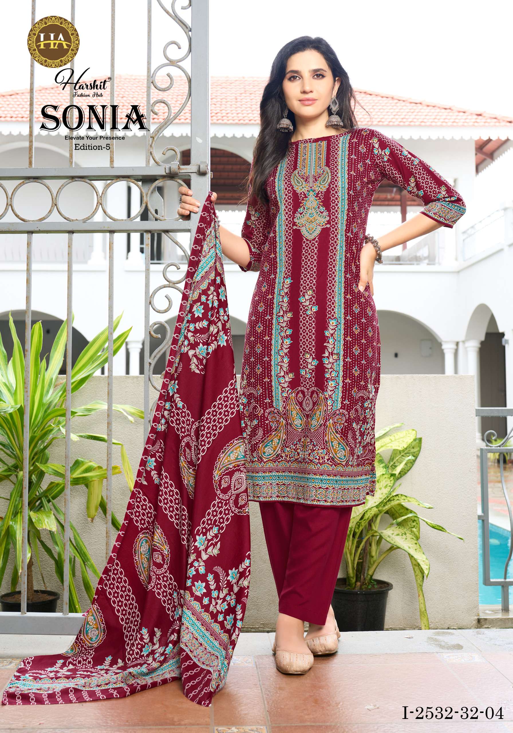 HARSHIT FASHION HUB SONIA VOL 5 