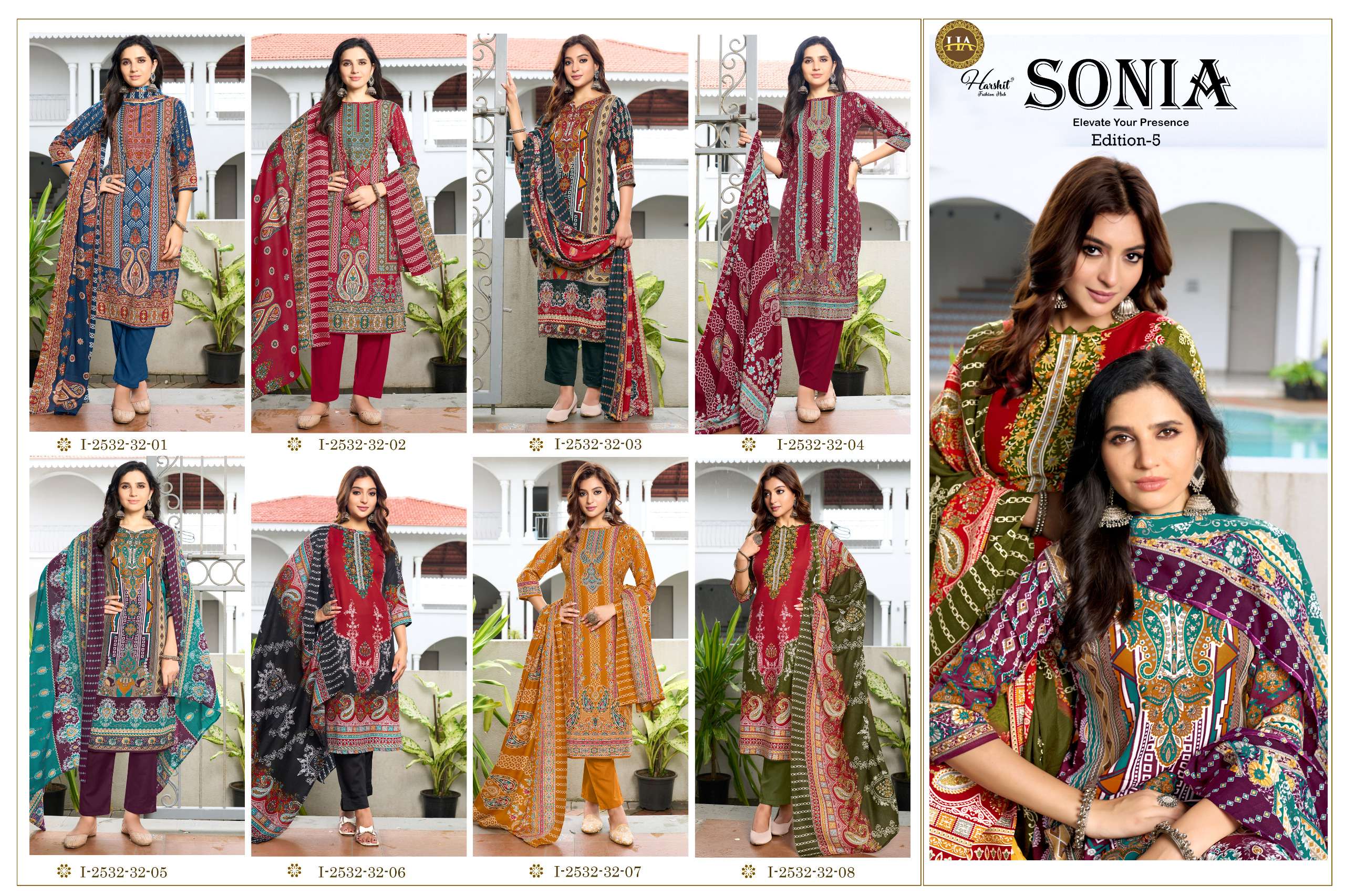 HARSHIT FASHION HUB SONIA VOL 5 