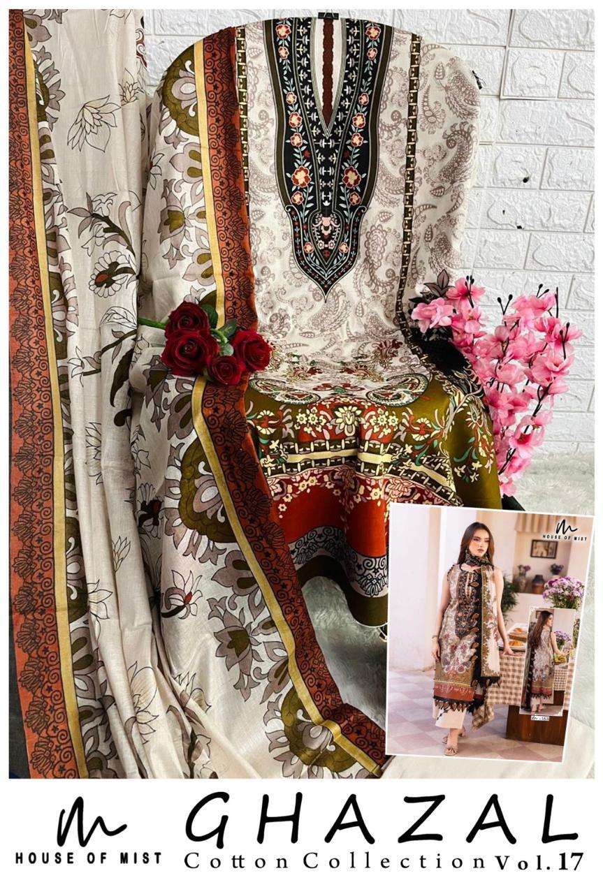 HOUSE OF MIST GHAZAL COTTON COLLECTION VOL 17
