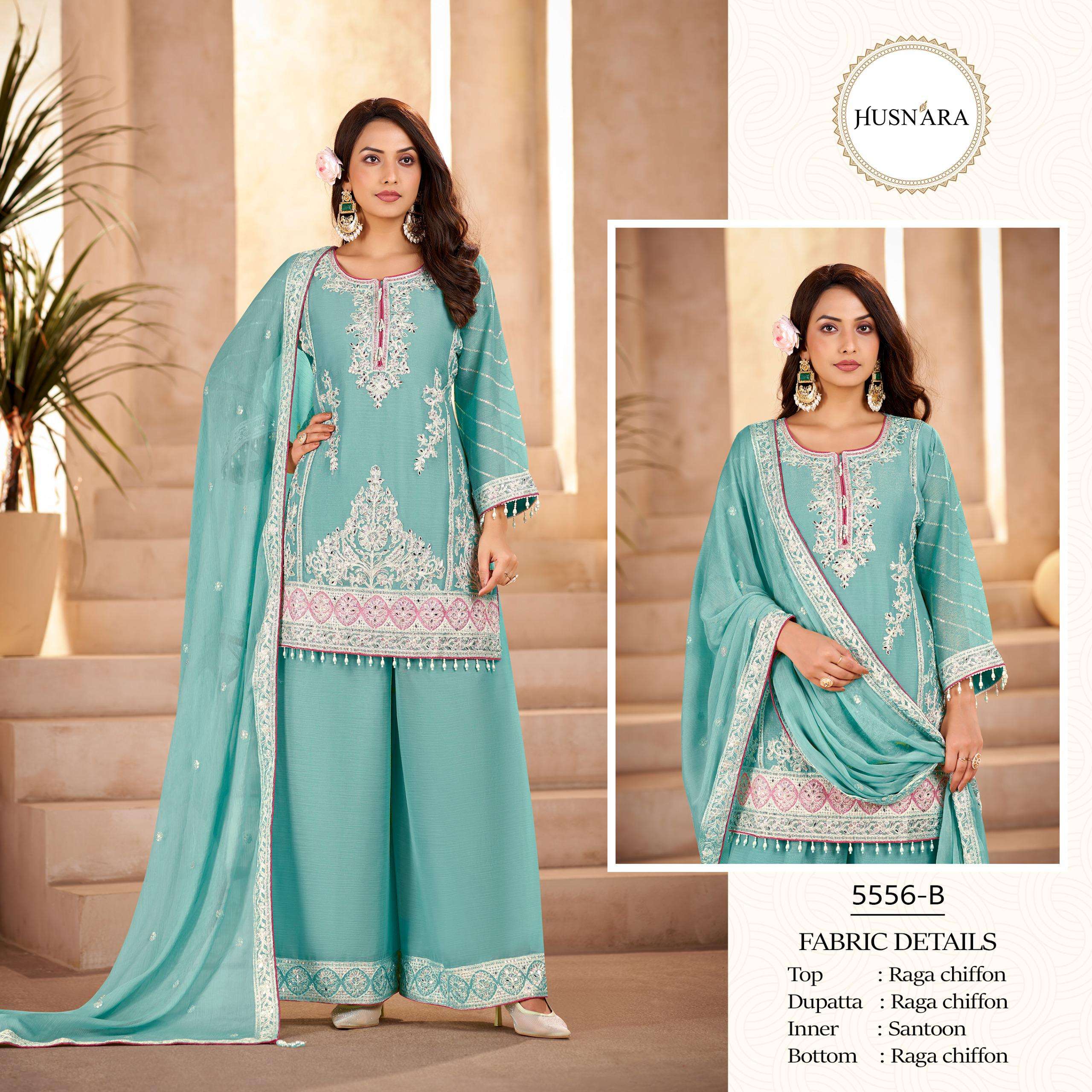 HUSNARA READY MADE COLLECTION D NO 5556 