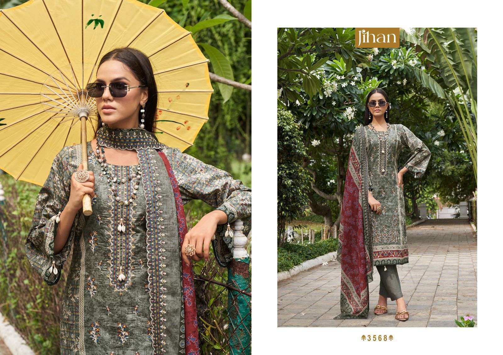JIHAN BIN SAEED LAWN COLLECTION VOL 18