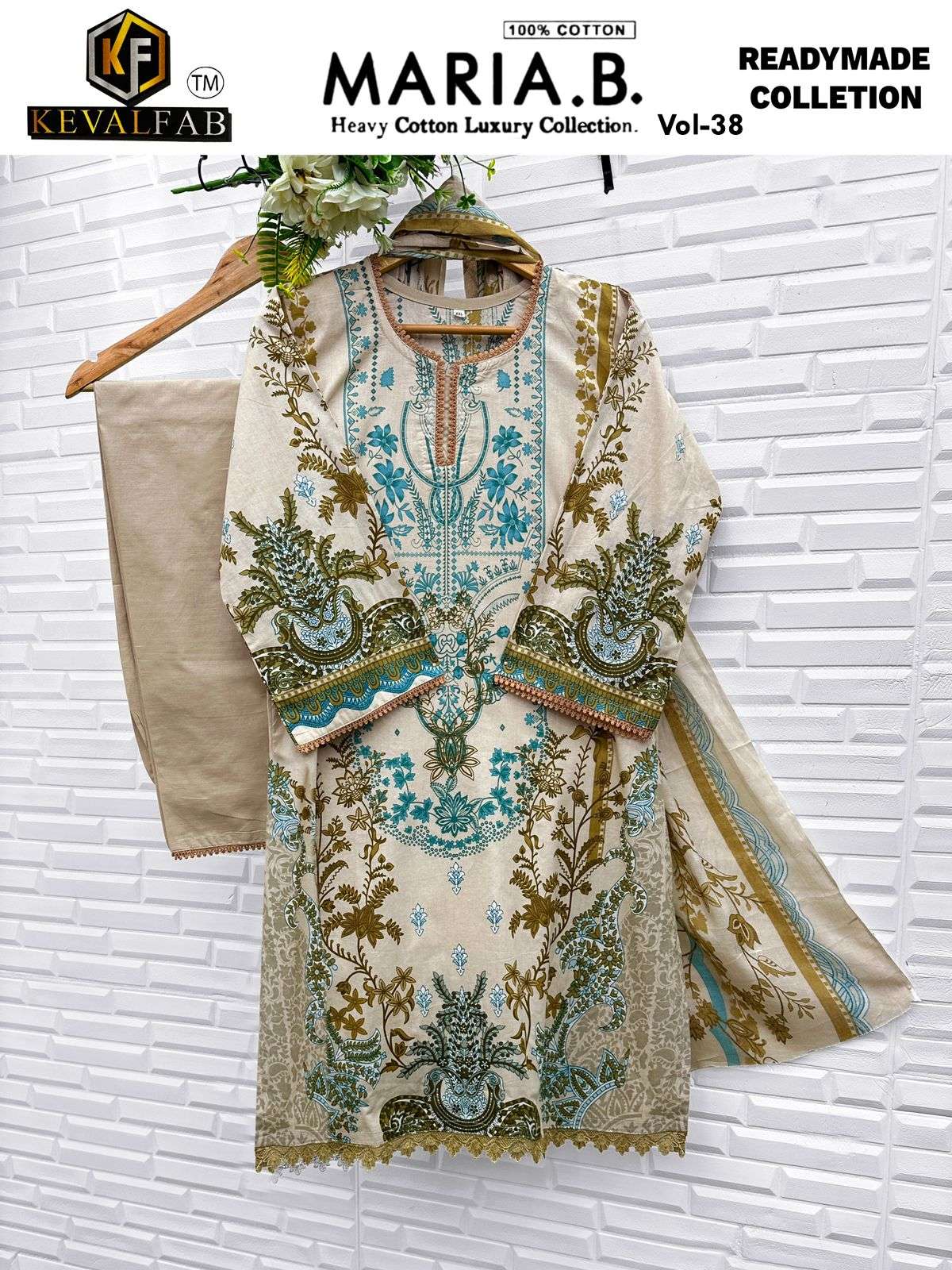 KEVAL FAB MARIA B VOL 38 READY MADE COLLECTION 