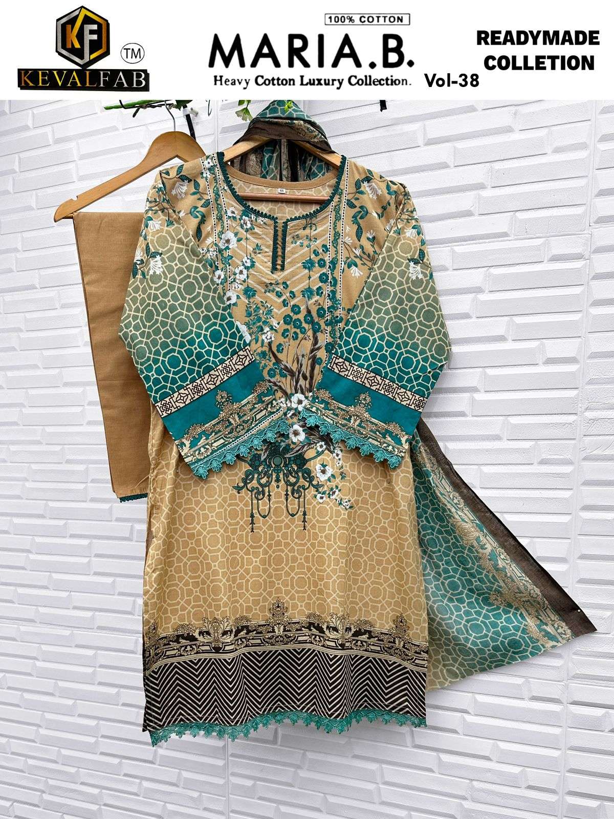 KEVAL FAB MARIA B VOL 38 READY MADE COLLECTION 