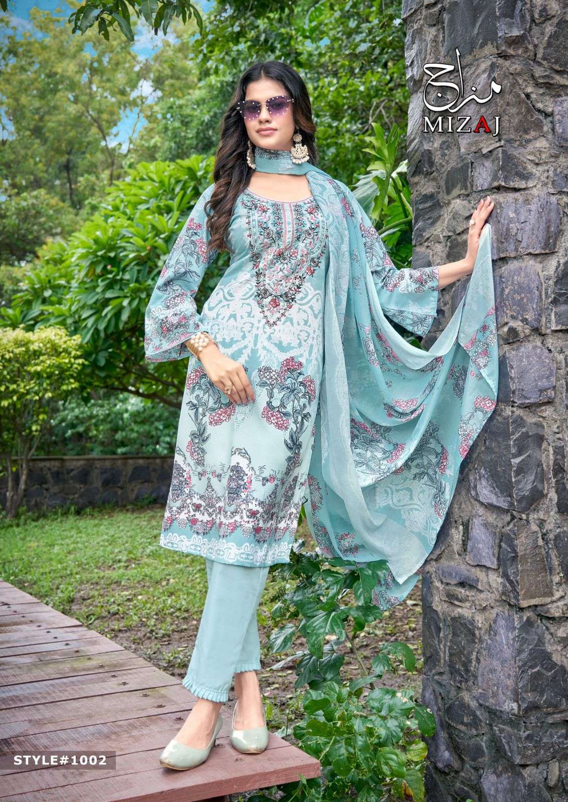KEVAL FAB MIZAJ M PRINTS VOL 1 READY MADE COLLECTION 