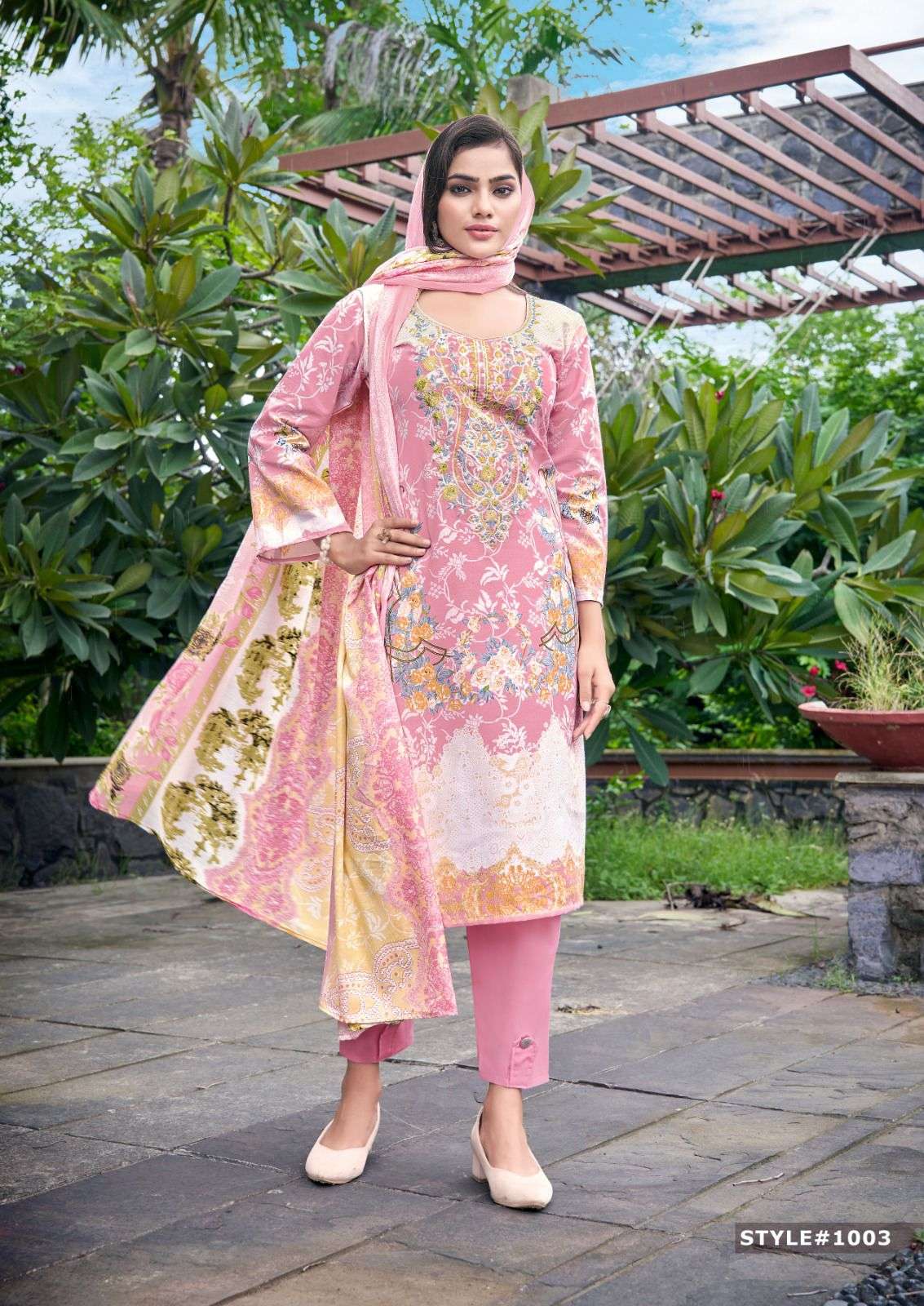 KEVAL FAB MIZAJ M PRINTS VOL 1 READY MADE COLLECTION 