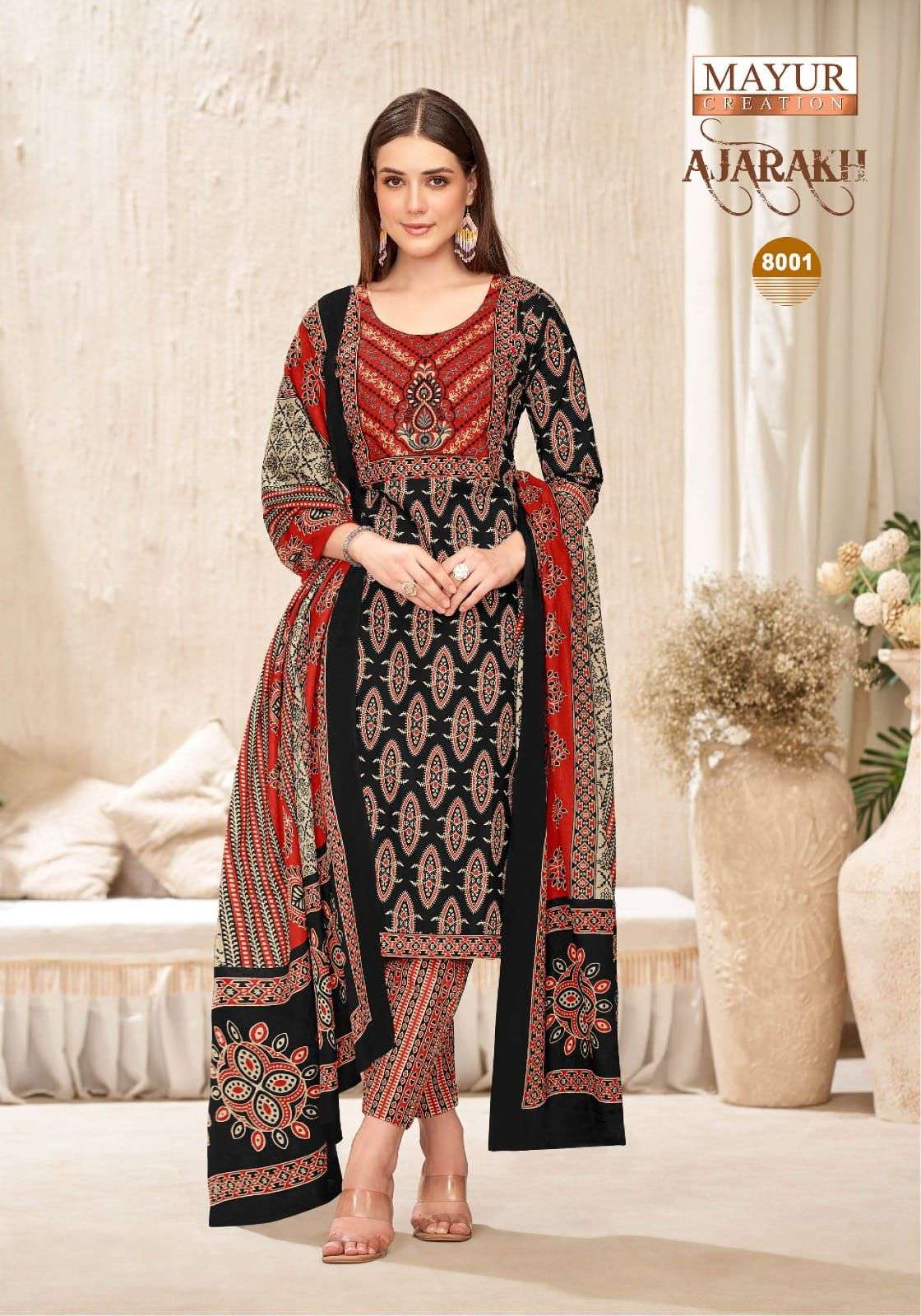 MAYUR CREATION AJARAKH VOL 8 READY MADE COLLECTION