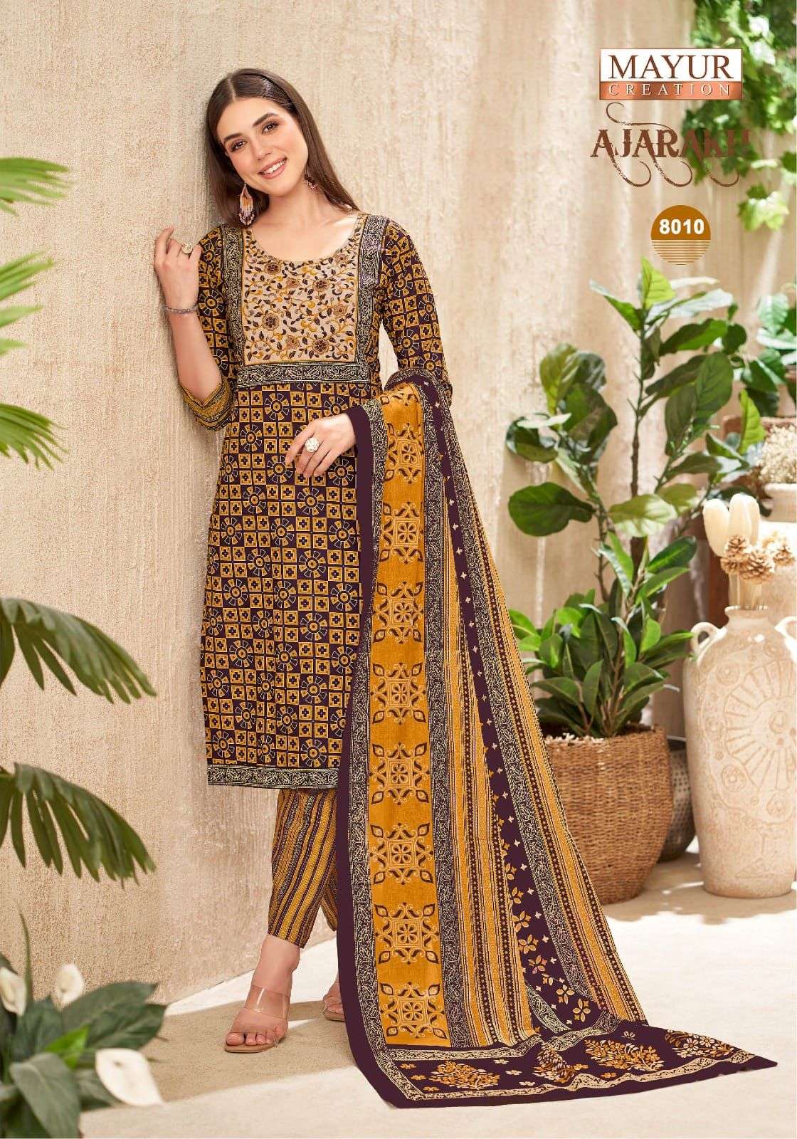 MAYUR CREATION AJARAKH VOL 8 READY MADE COLLECTION