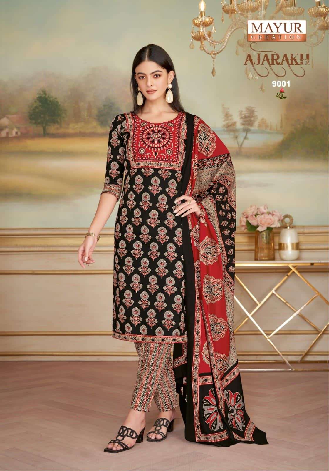 MAYUR CREATION AJARAKH VOL 9 READY MADE COLLECTION