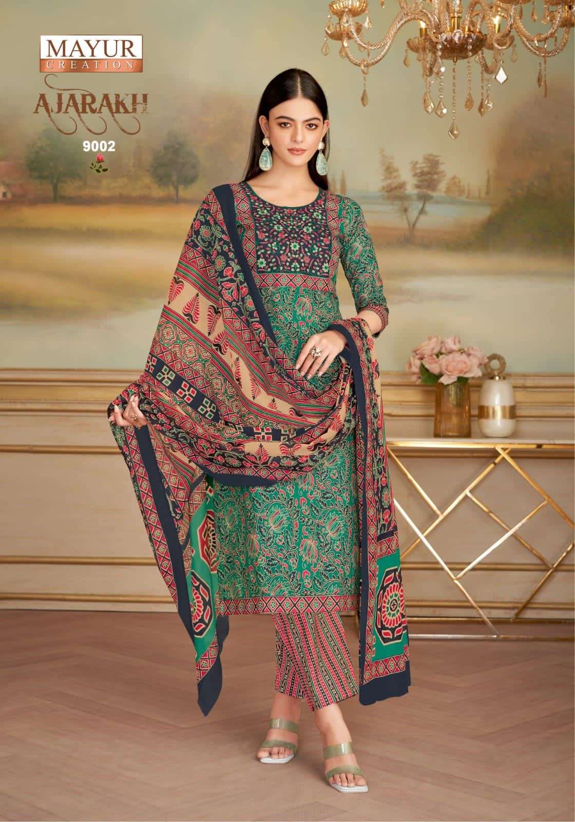 MAYUR CREATION AJARAKH VOL 9 READY MADE COLLECTION