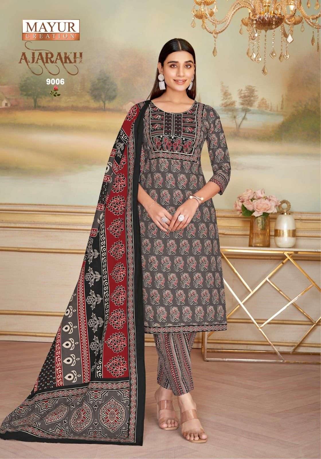 MAYUR CREATION AJARAKH VOL 9 READY MADE COLLECTION