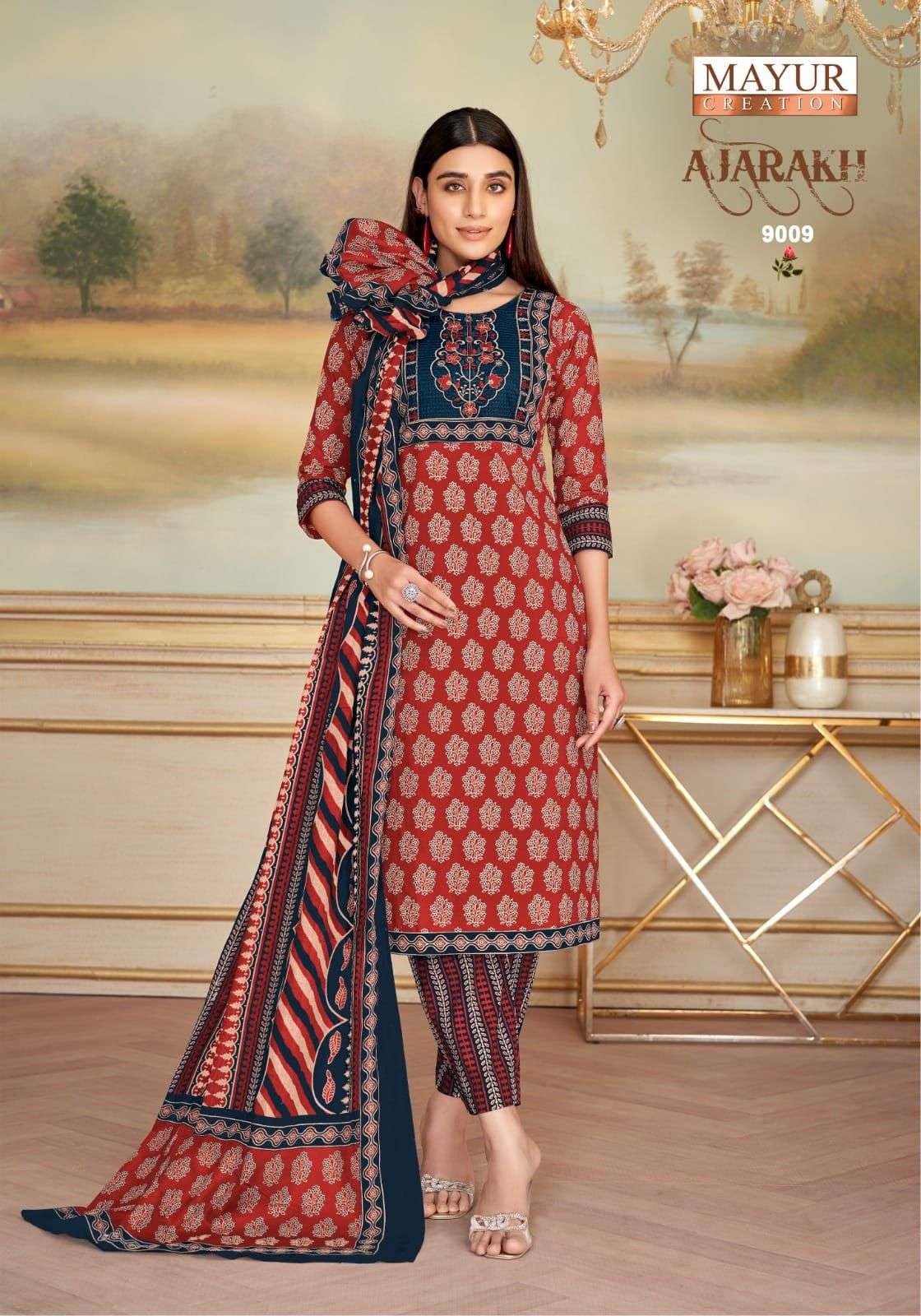MAYUR CREATION AJARAKH VOL 9 READY MADE COLLECTION