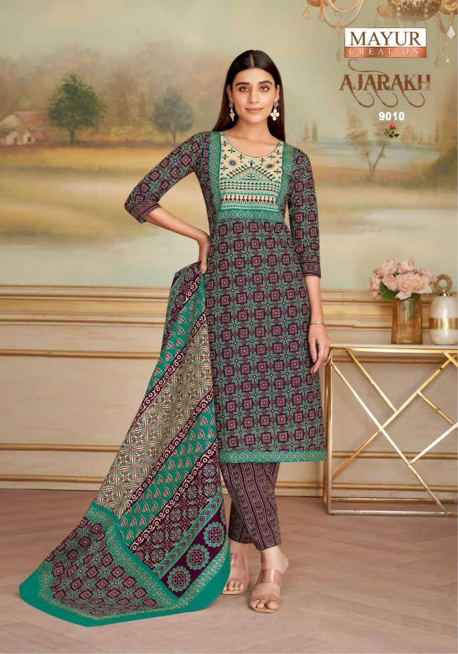 MAYUR CREATION AJARAKH VOL 9 READY MADE COLLECTION