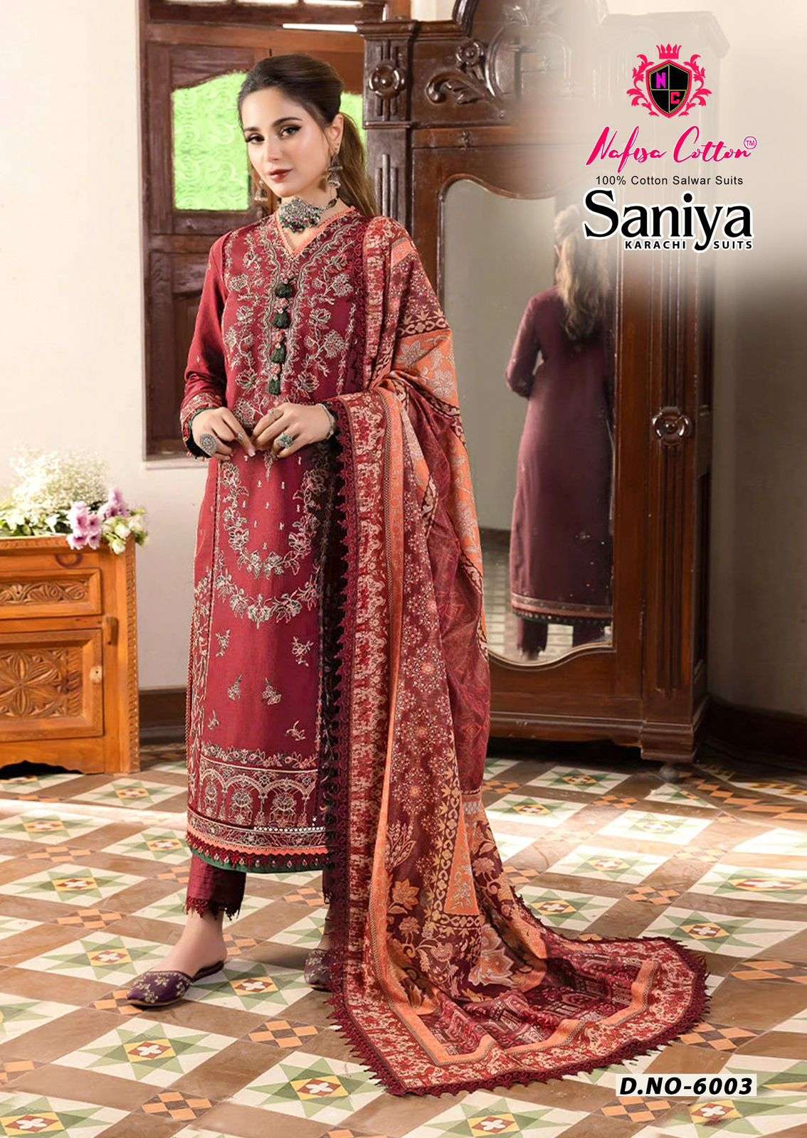 NAFISA COTTON SANIYA KARACHI SUITS VOL 6 