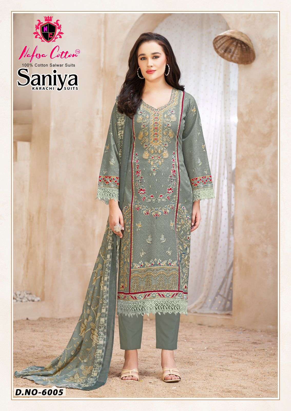 NAFISA COTTON SANIYA KARACHI SUITS VOL 6 