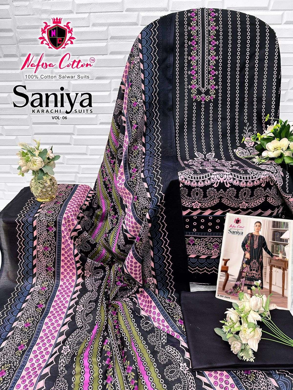 NAFISA COTTON SANIYA KARACHI SUITS VOL 6 