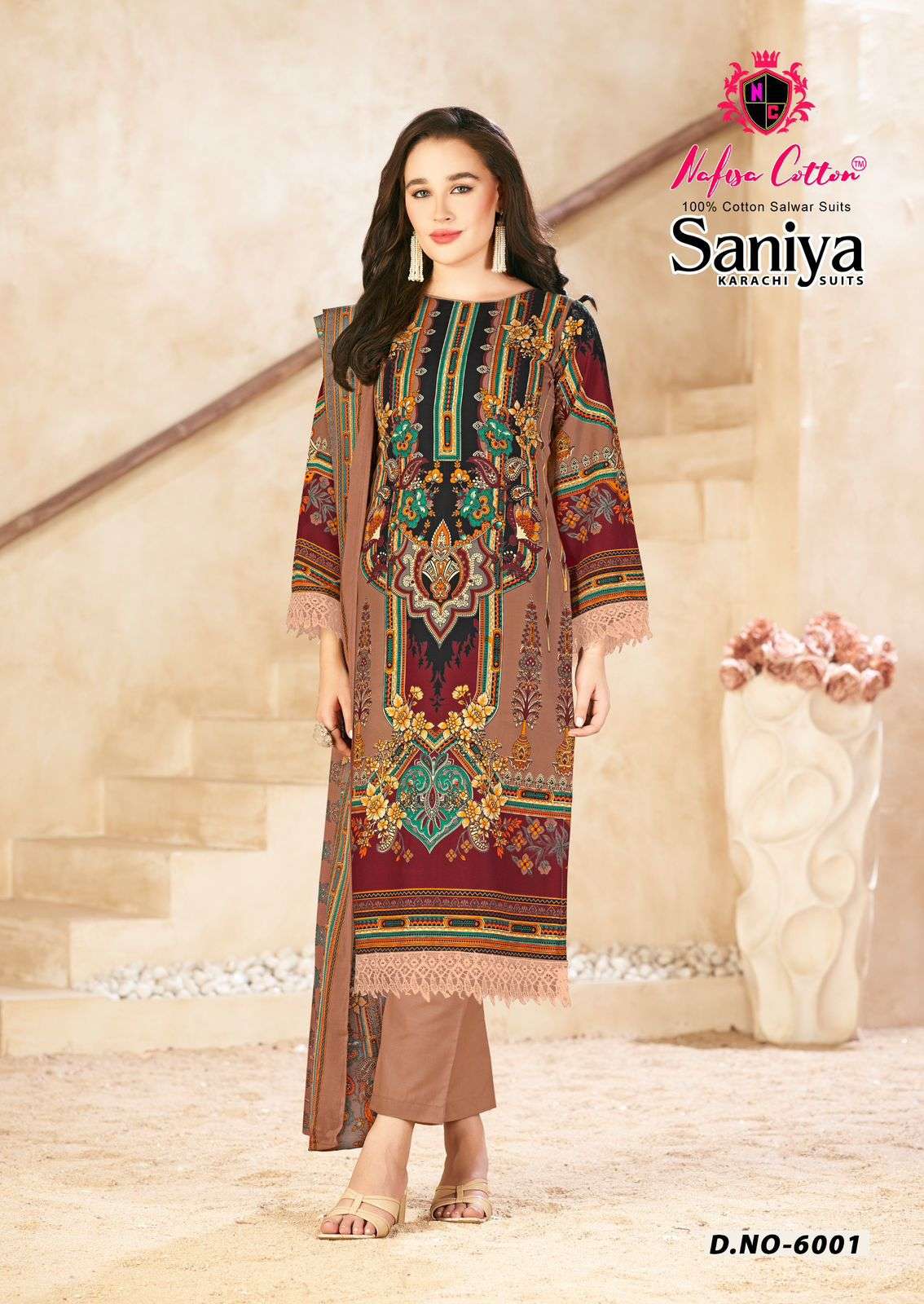 NAFISA COTTON SANIYA KARACHI SUITS VOL 6 