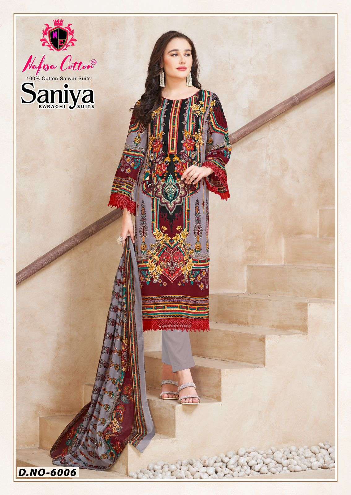 NAFISA COTTON SANIYA KARACHI SUITS VOL 6 