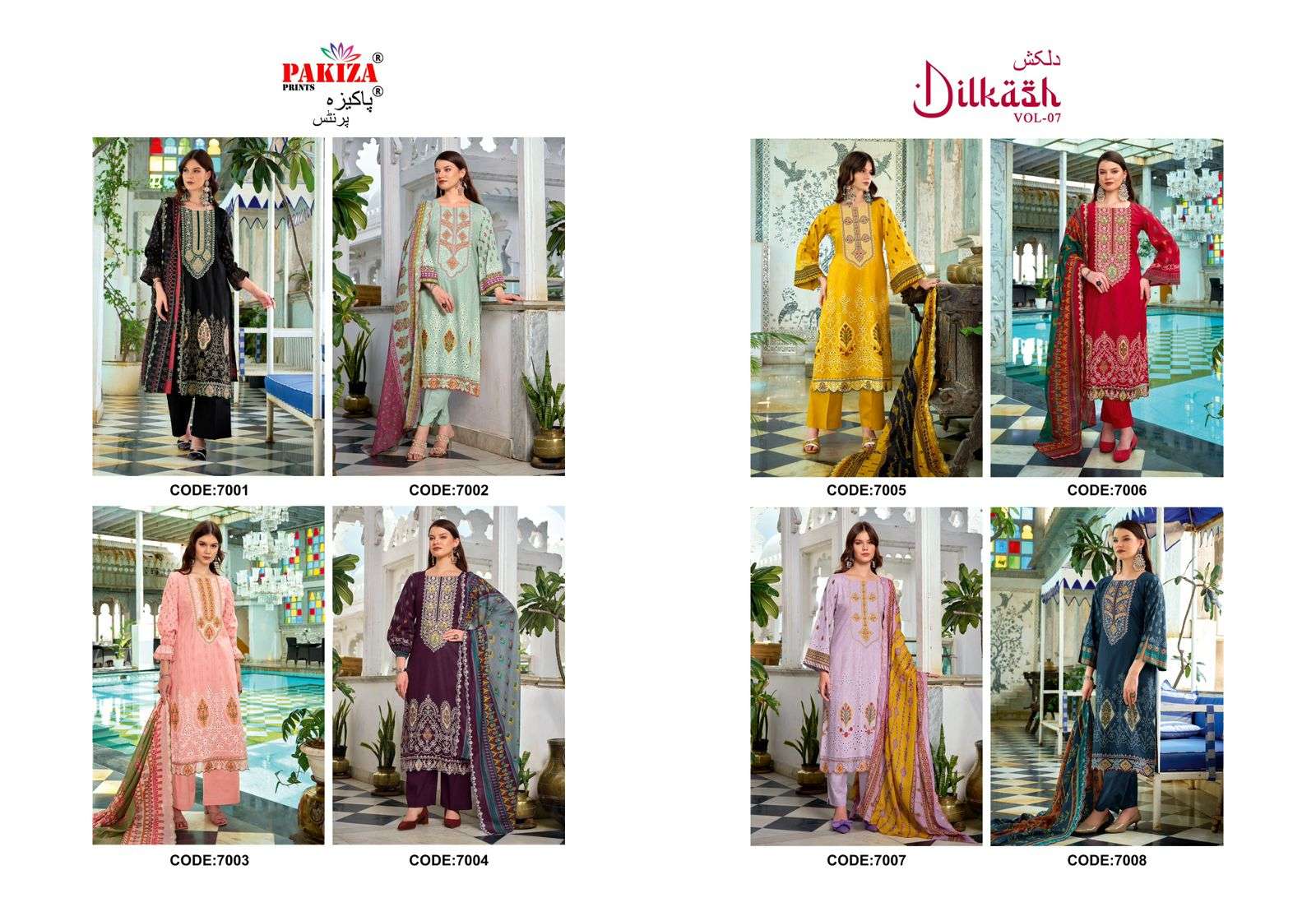PAKIZA PRINTS DILKASH VOL 7 