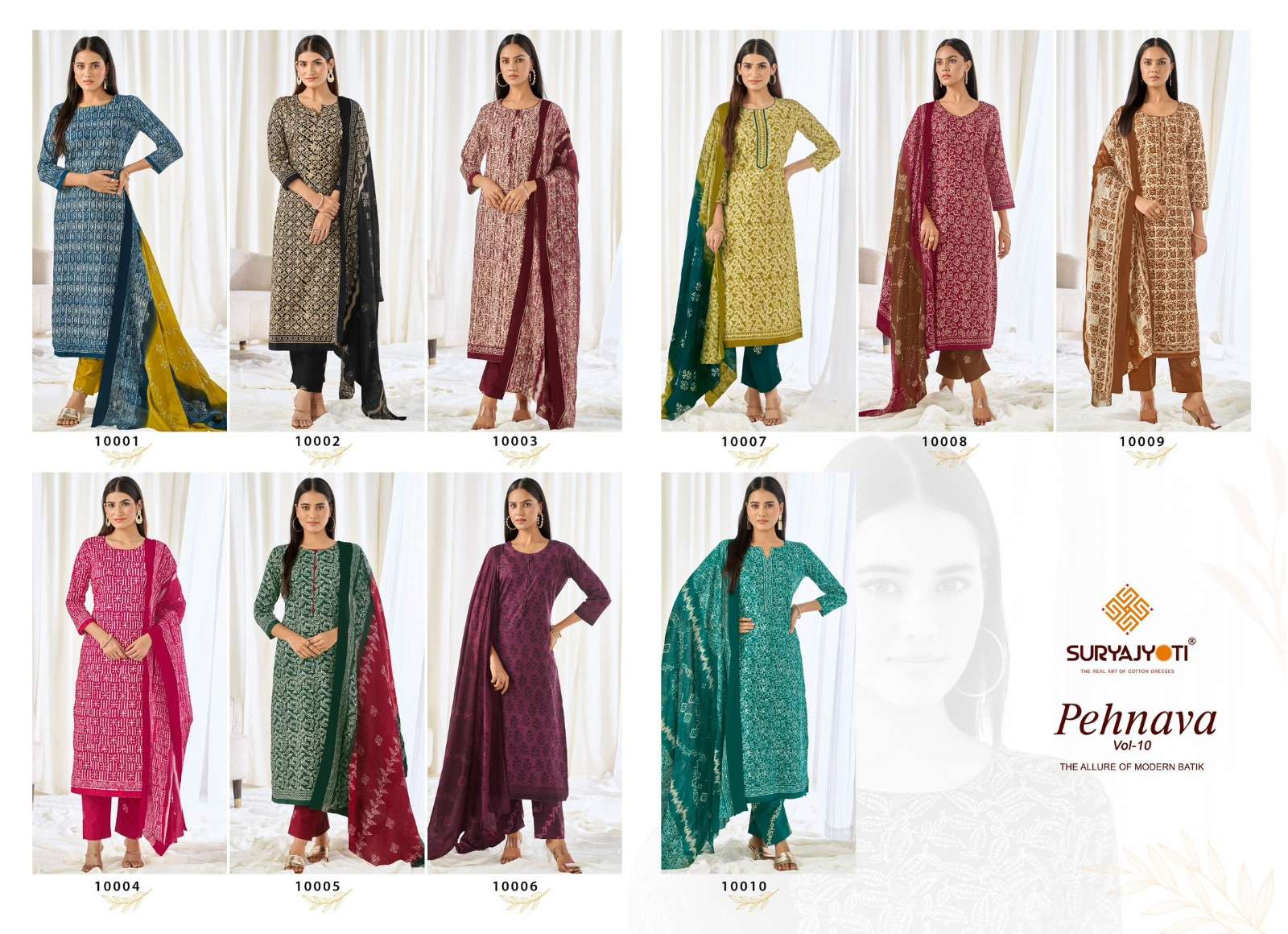 SURYAJYOTI PEHNAVA VOL 10 READY MADE COLLECTION 