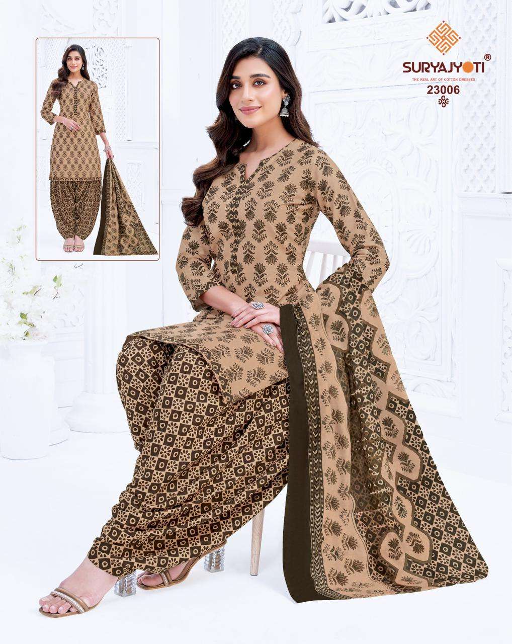 SURYAJYOTI SUI DHAGA VOL 23 READY MADE PATIYALA SUIT