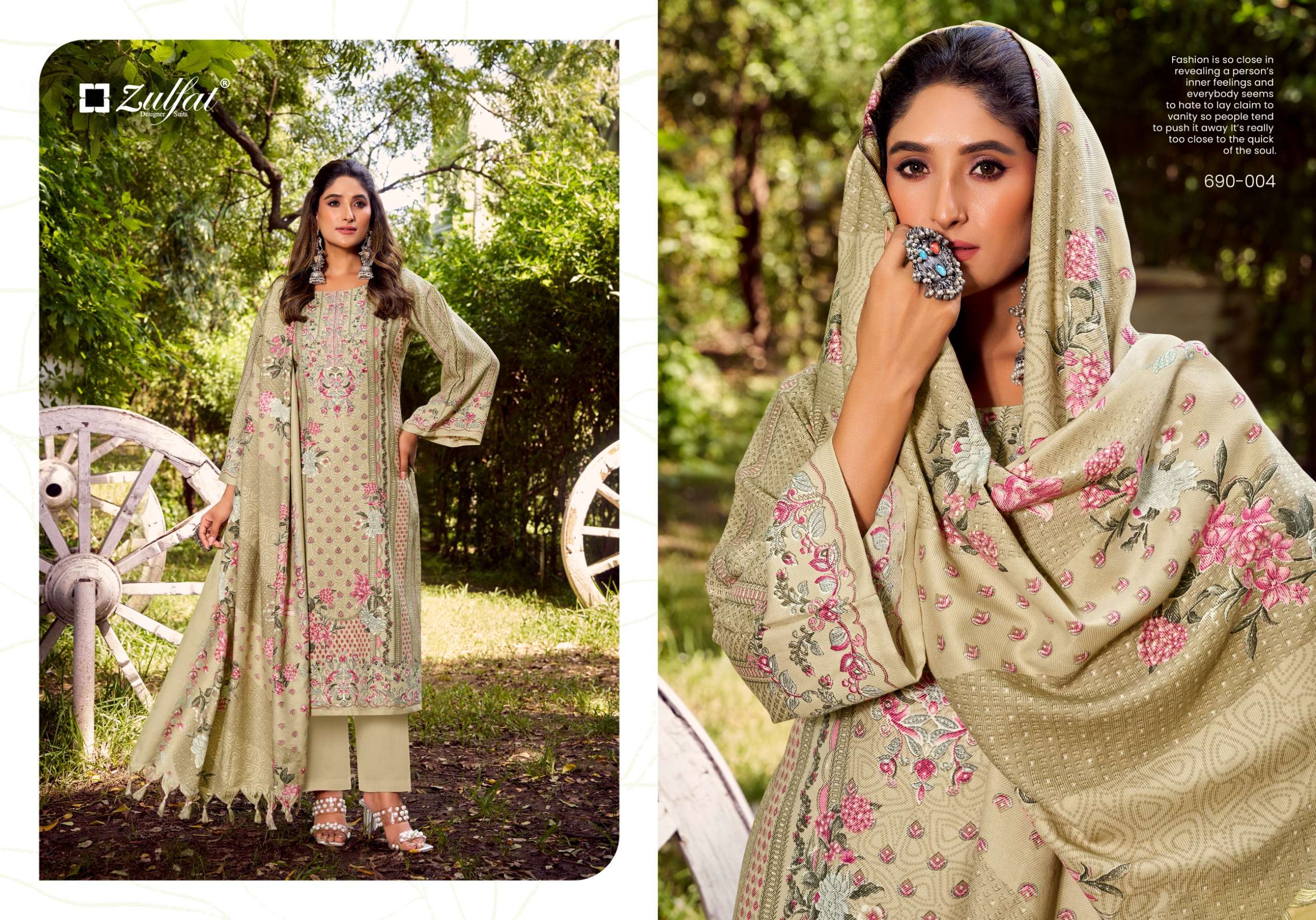 ZULFAT DESIGNER SUITS FARMAISH