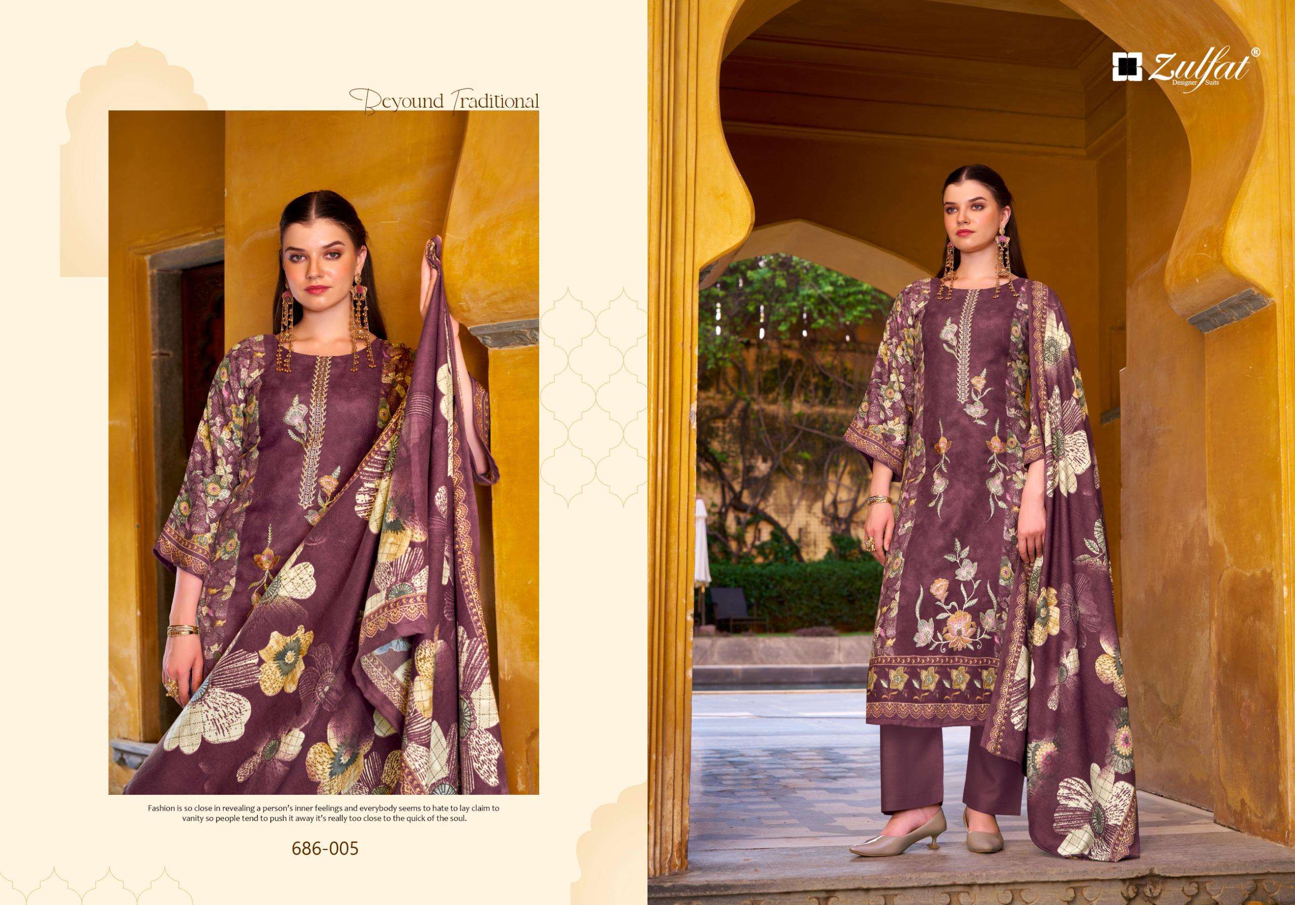 ZULFAT DESIGNER SUITS KALAMKAARI 