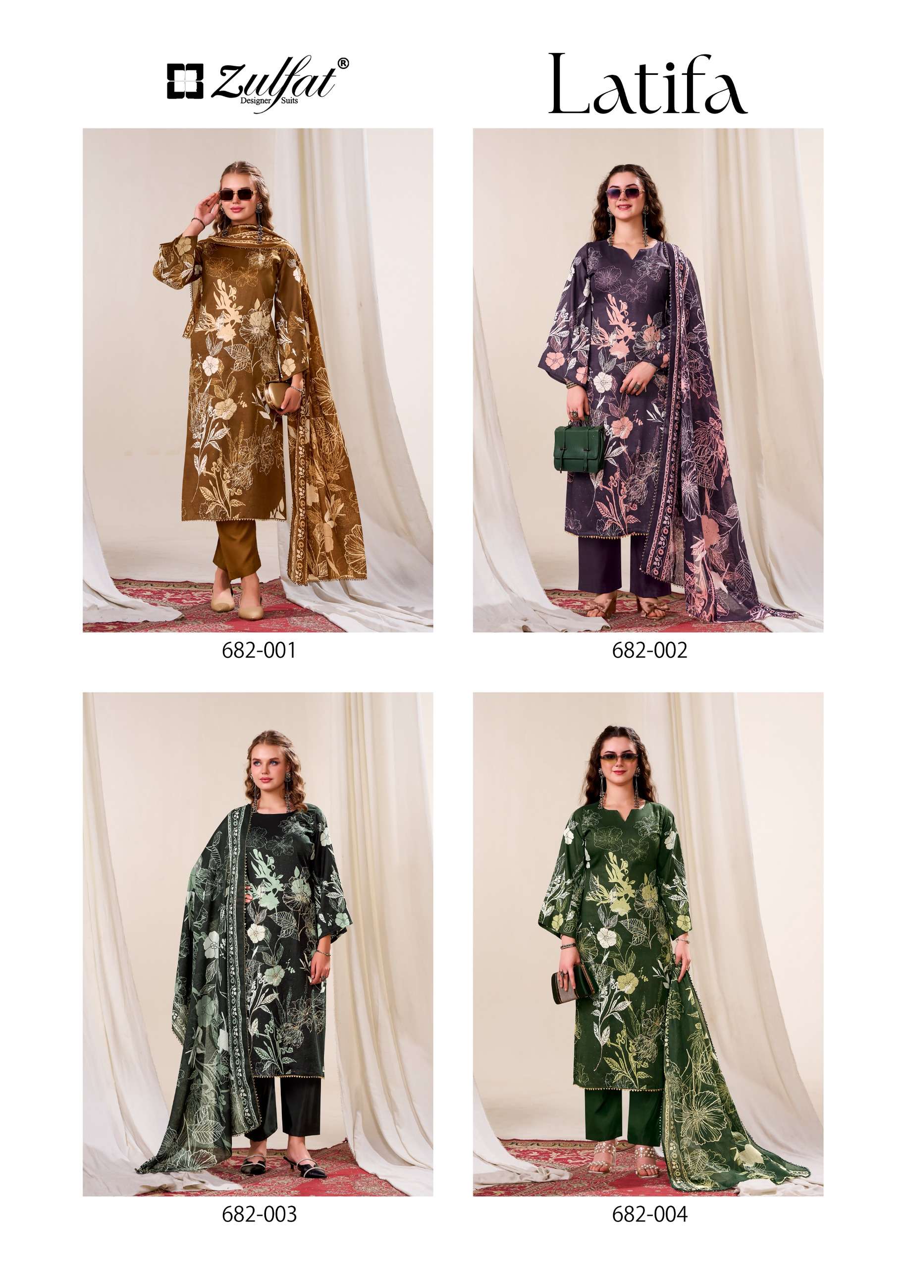 ZULFAT DESIGNER SUITS LATIFA