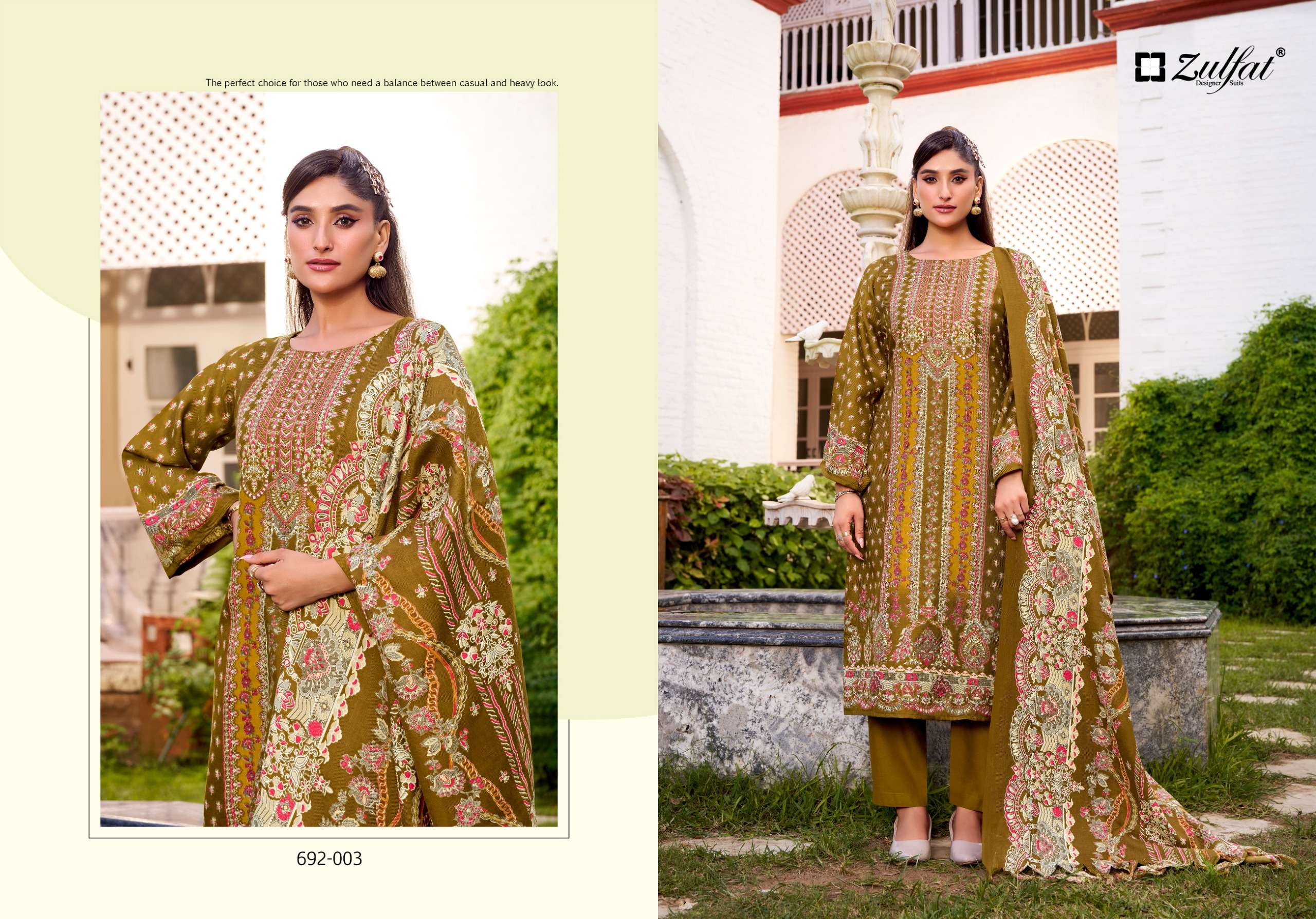 ZULFAT DESIGNER SUITS NAAZ