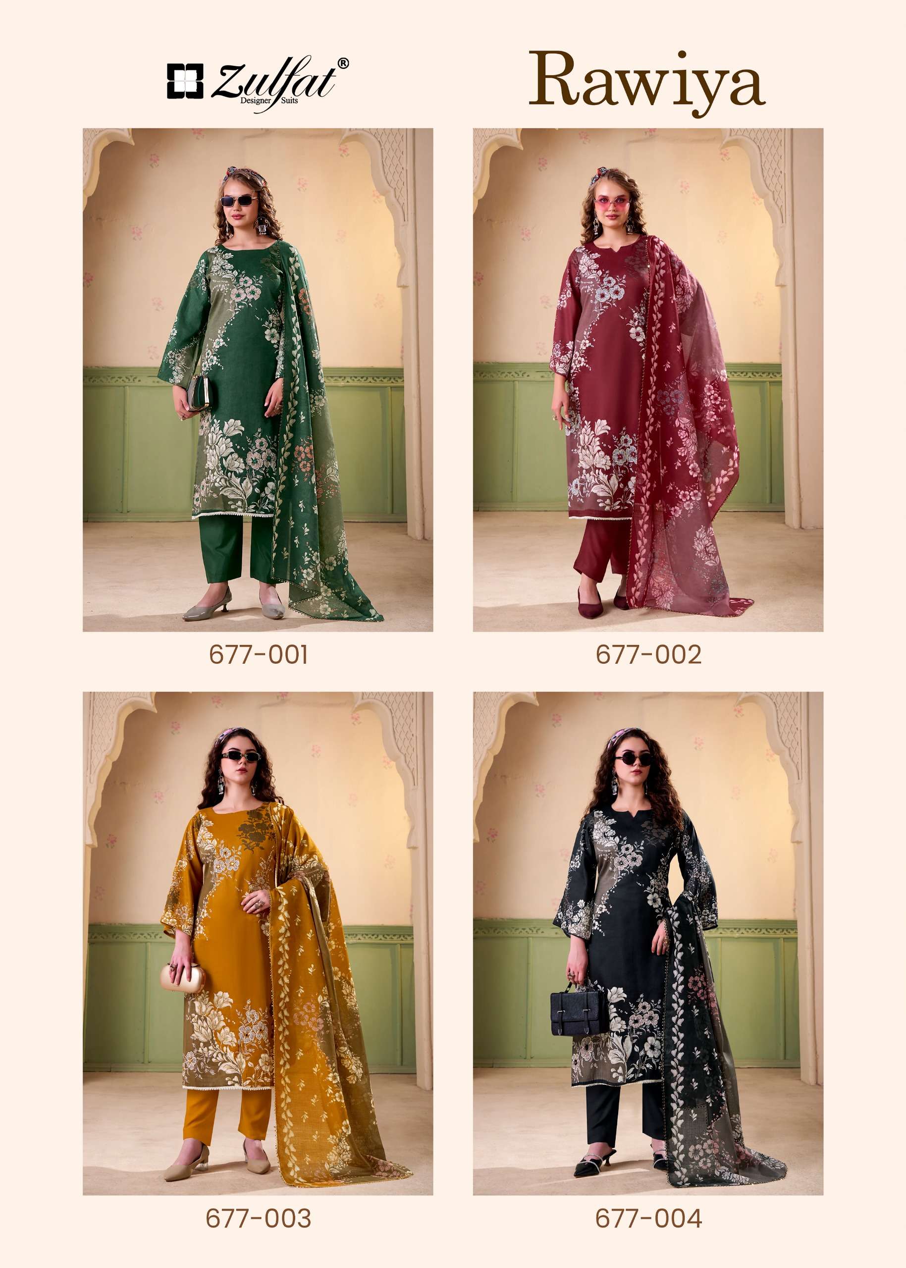 ZULFAT DESIGNER SUITS RAWIYA J