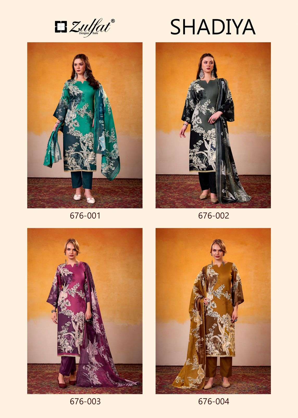 ZULFAT DESIGNER SUITS SHADIYA