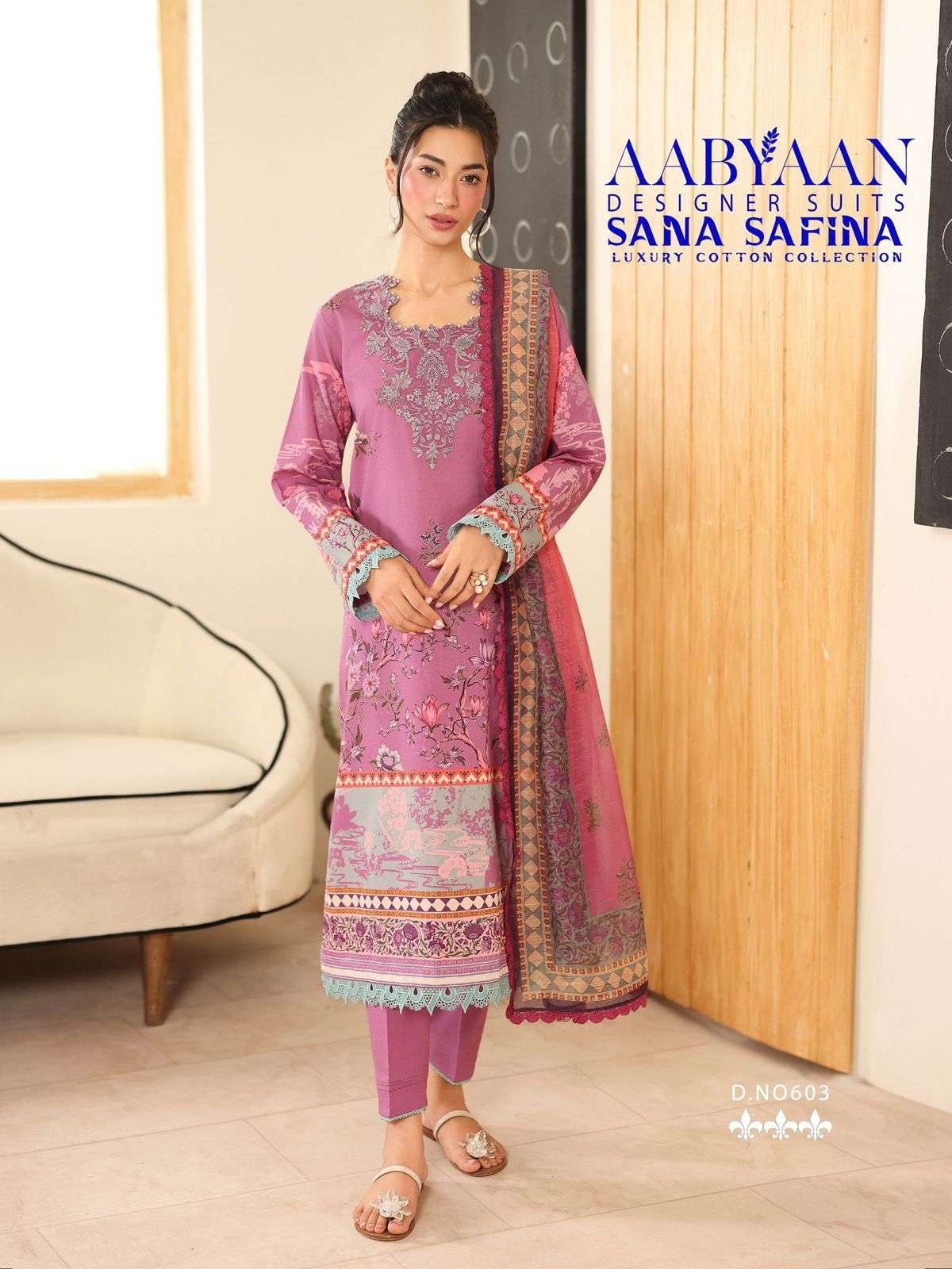 AABYAAN DESIGNER SUIT SANA SAFINA VOL 6