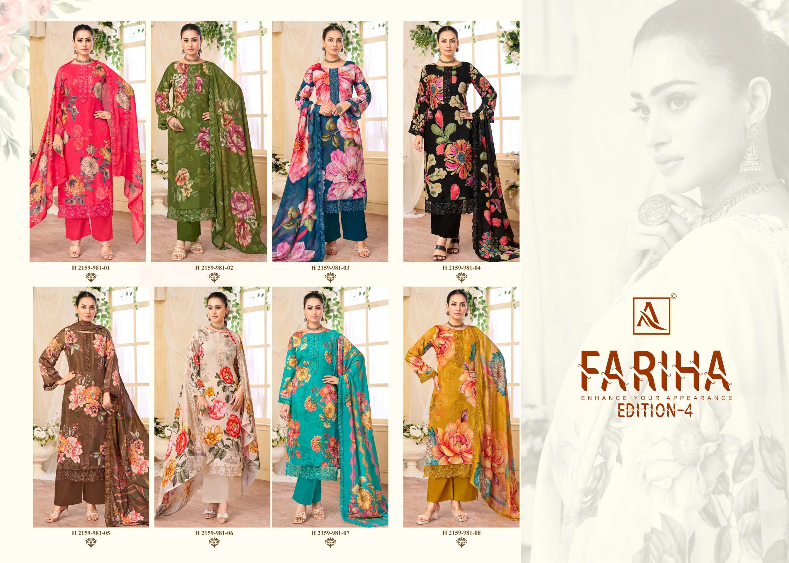 ALOK SUITS FARIHA EDITION 4